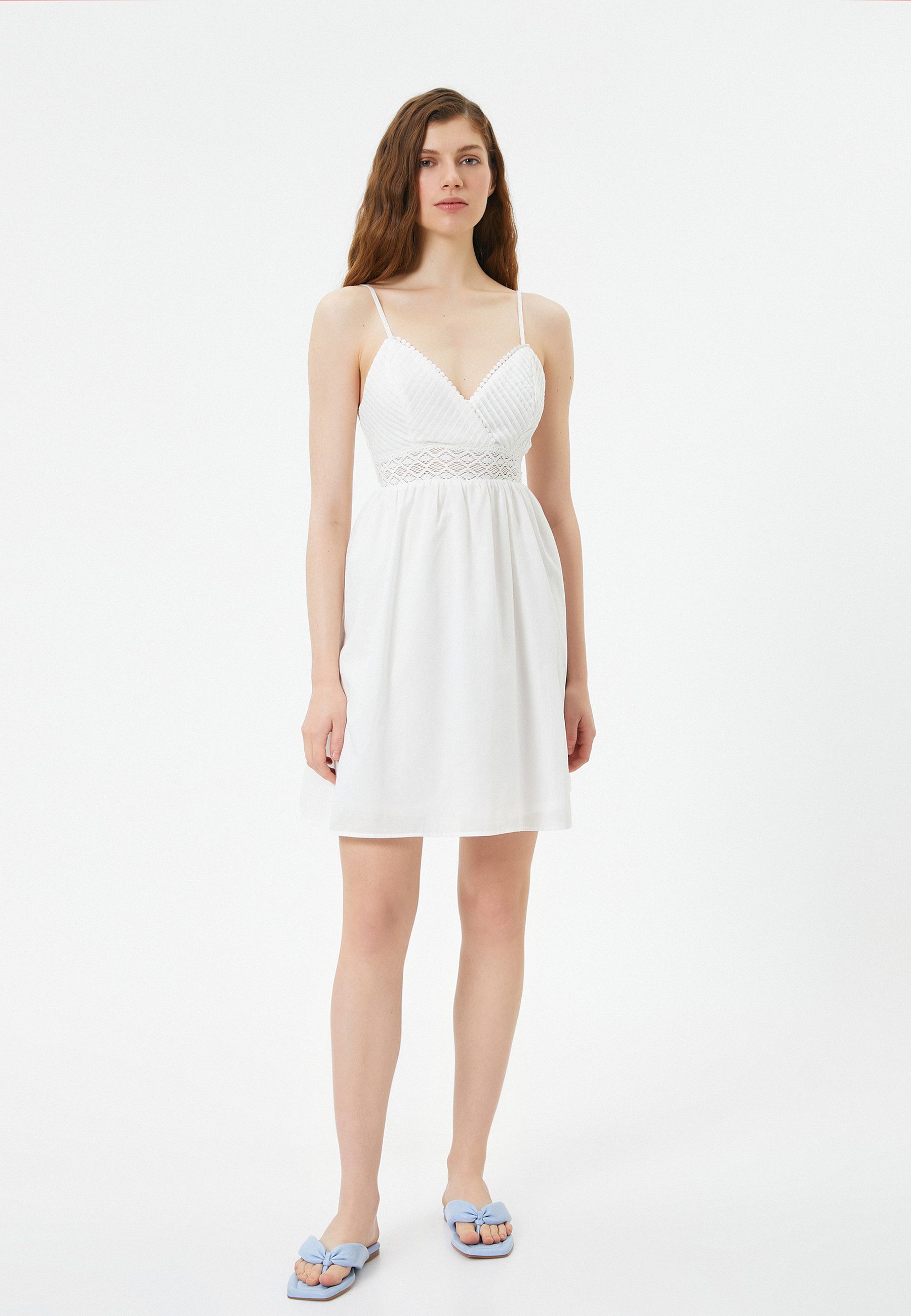 Koton A-Linien-Kleid Mini Länge A Form A-Linien-Kleid