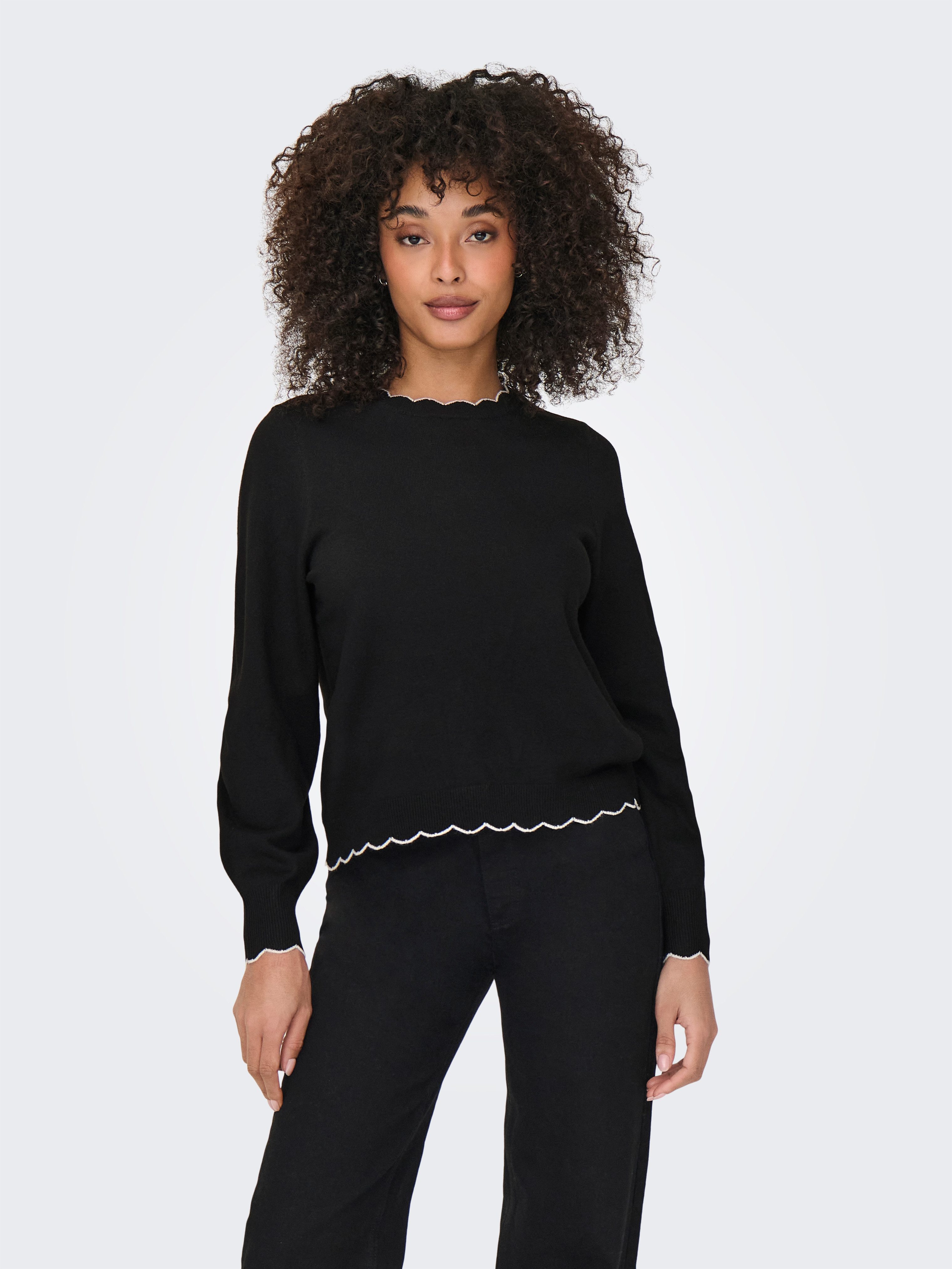 ONLY Strickpullover ONLAMA LIFE LS O-NECK günstig online kaufen