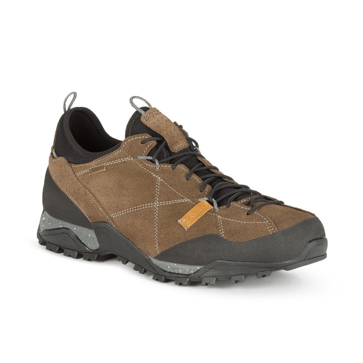 AKU Alltag-Travelschuhe Nativa GTX (wasserdicht/Suede-Nubukleder) braun Wanderschuh