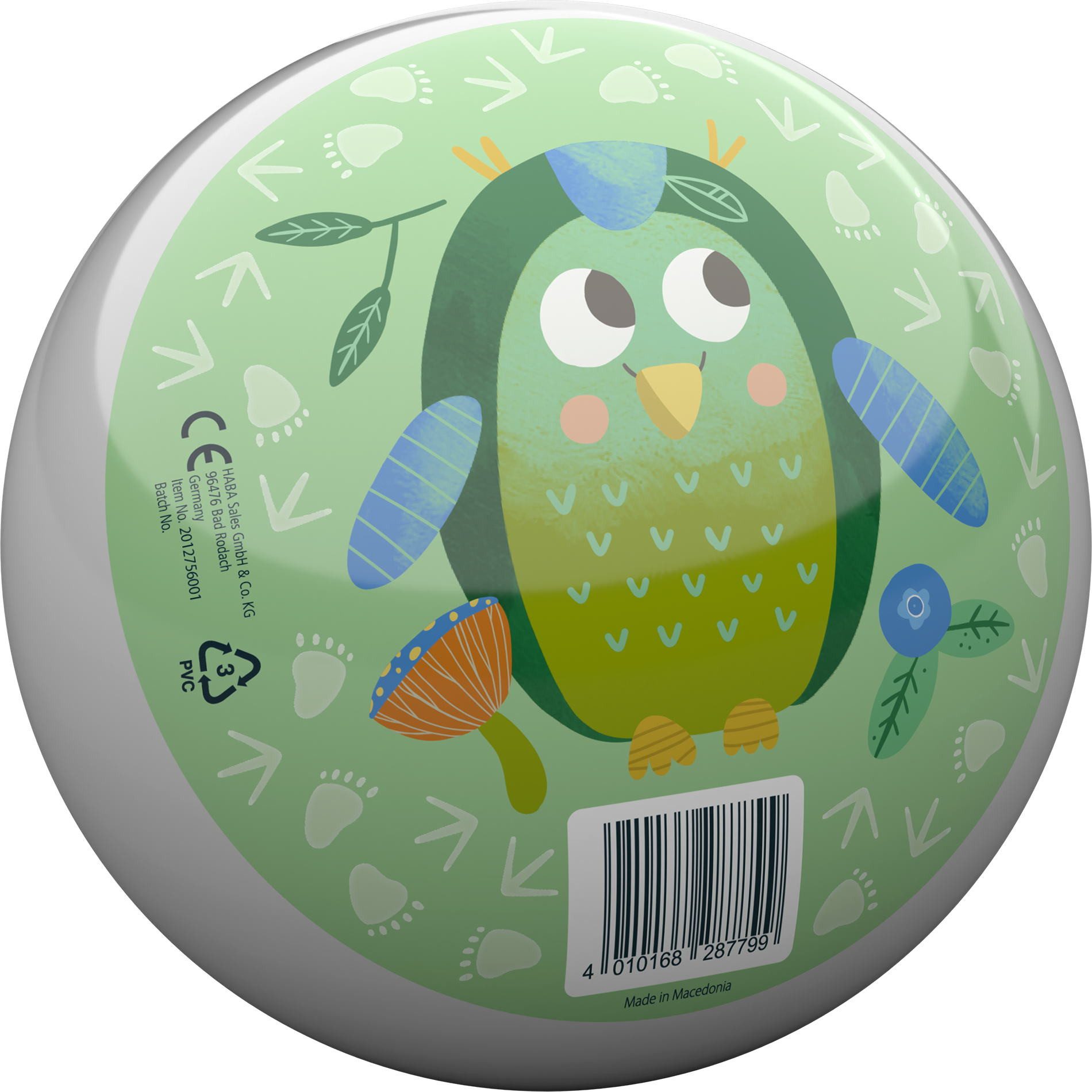 Spielball Kleinkindwelt Ball Kunststoffball Wald 14 cm Ø Spielball 2012756001