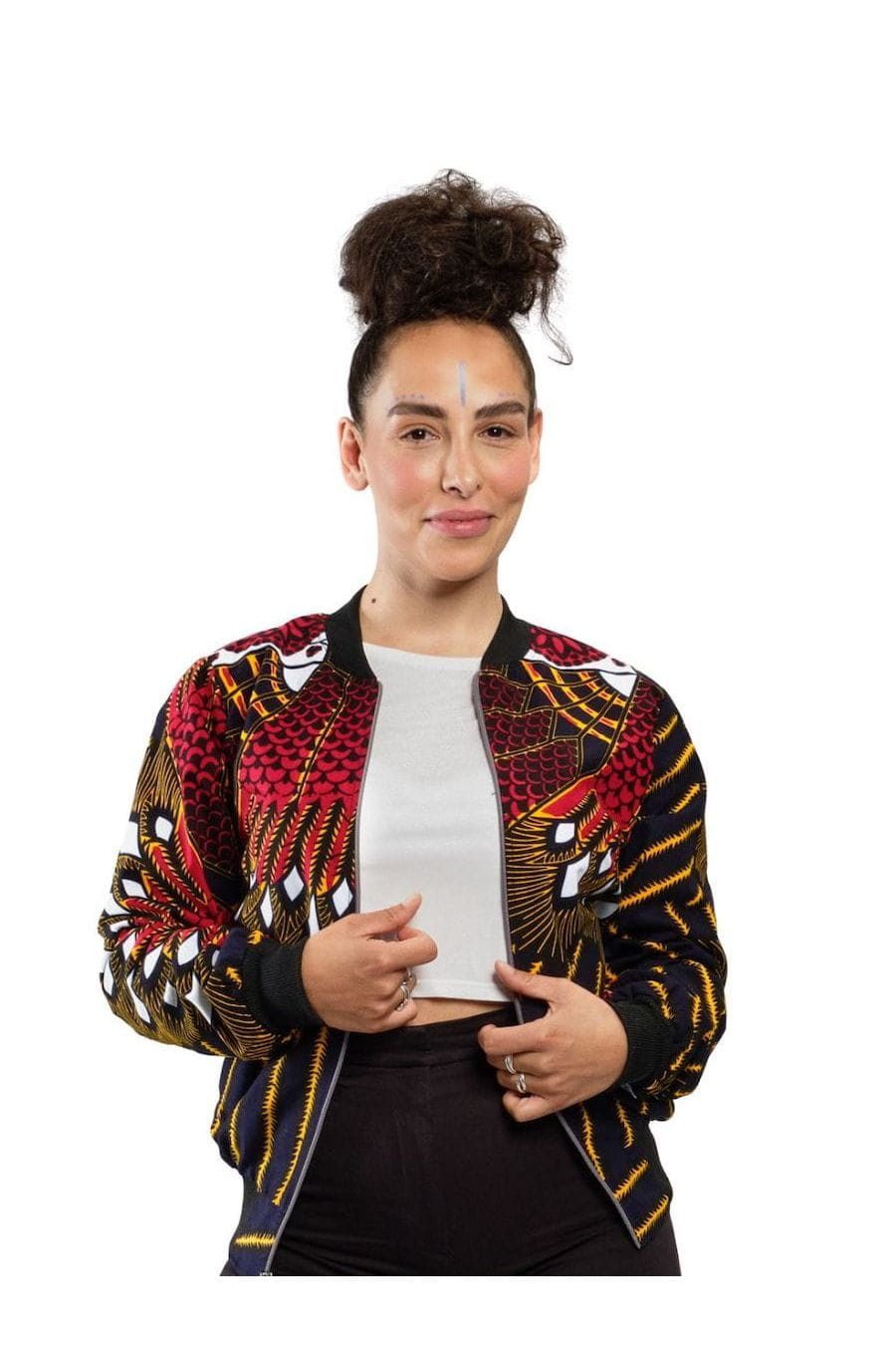 mikono Bomberjacke Kitenge - Lulu - Unisex Handgefertigt · 100 % Baumwolle (Kitenge) · Unikat