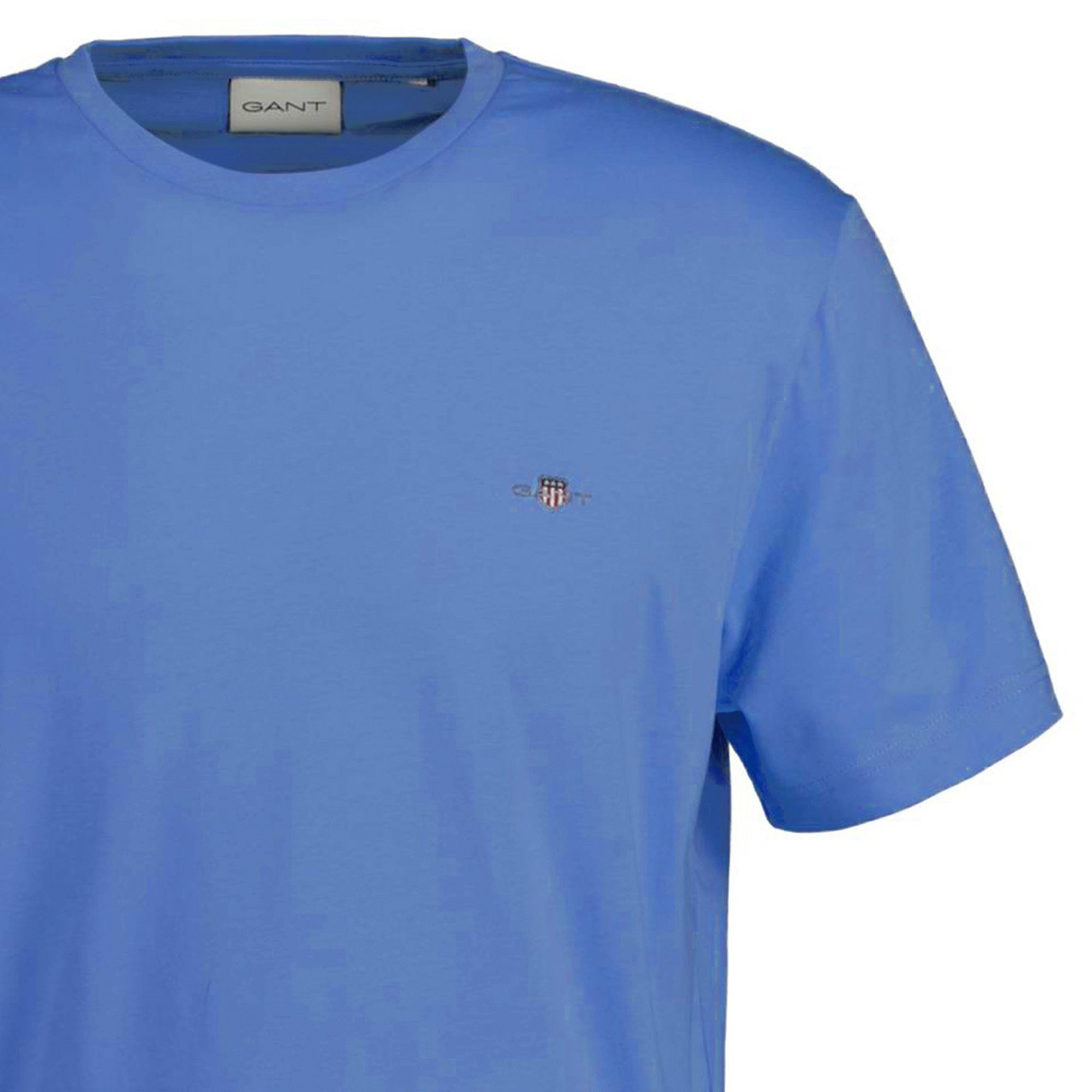 Gant T-Shirt Herren T-Shirt 1er Pack Baumwolle Reg Shield (Packung, 1er Pac günstig online kaufen