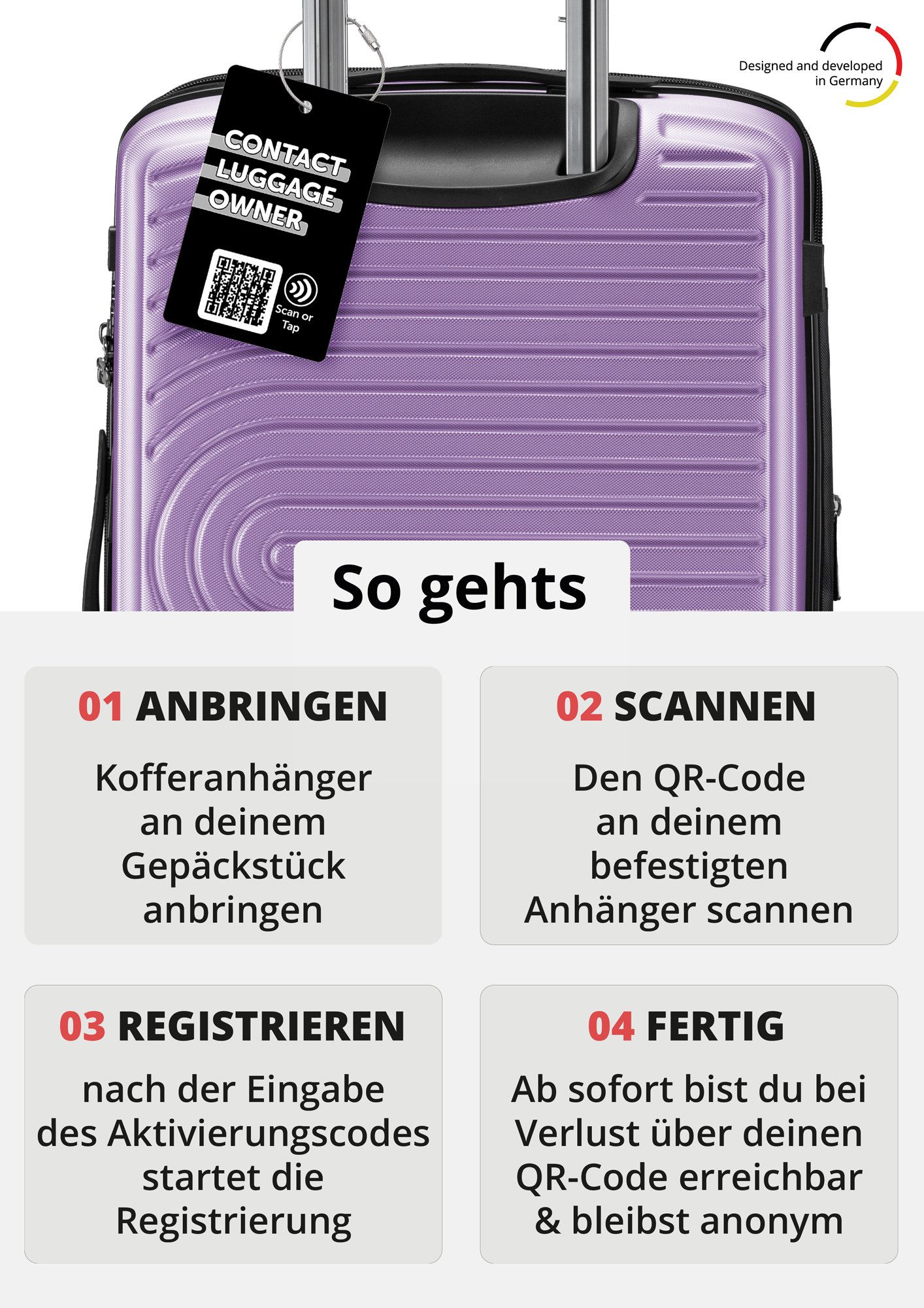 Hauptstadtkoffer Handgepäckkoffer Mitte, 4 Rollen, Handgepäck Koffer 55cm, günstig online kaufen