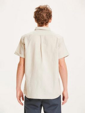 KnowledgeCotton Apparel Kurzarmhemd LARCH SS linen custom fit shirt