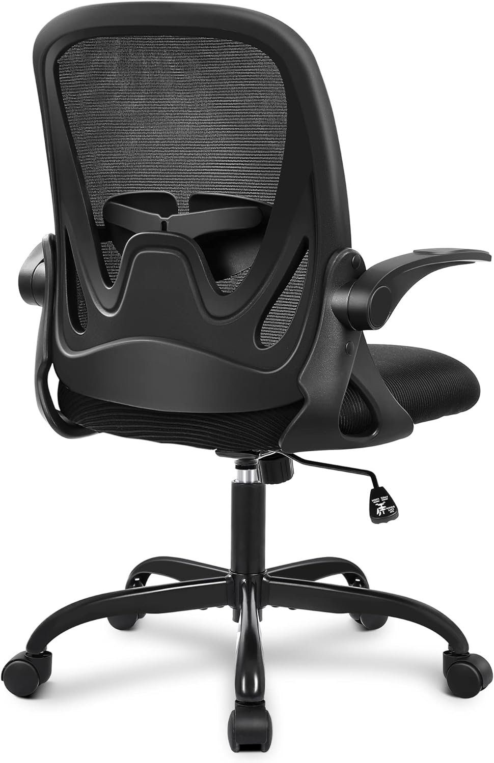 Primy Bürostuhl Lendenwirbelstütze,Höhe,drehbarer (Computerstuhl Armlehnen mit verstellbarer mit den für Konferenzraum), Schreibtischstuhl hochklappbaren