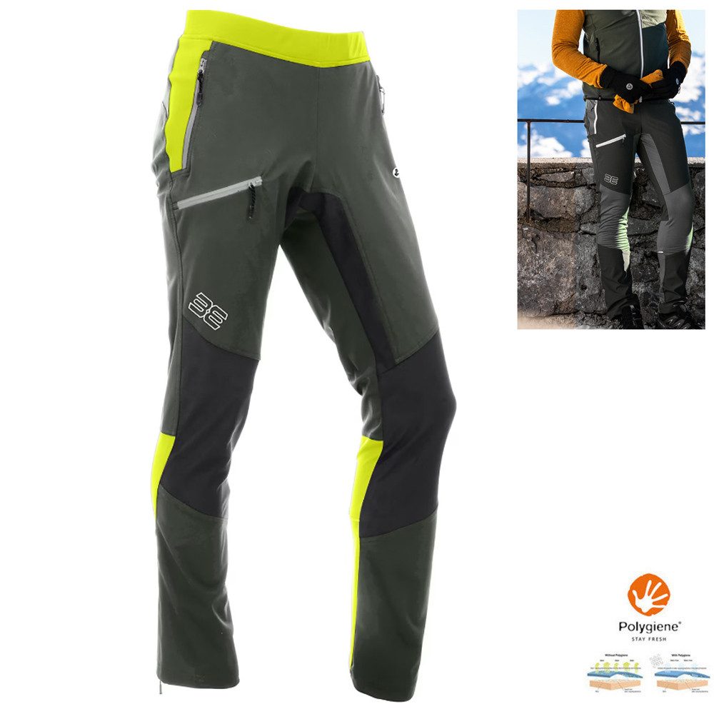 Trainingstights Maul - Wendelstein Hybrid - Herren Softshell Sporthose, green