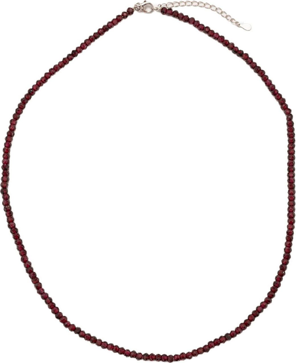 Firetti Collier Schmuck Geschenk Silber 925 Halsschmuck Halskette Edelstein, Made in Germany - mit Granat