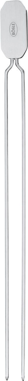 RÖSLE Grillspieß 25072 (6-St), Halter mit Grillspießen, für z.B. Schaschlik, Gemüse, aus Edelstahl