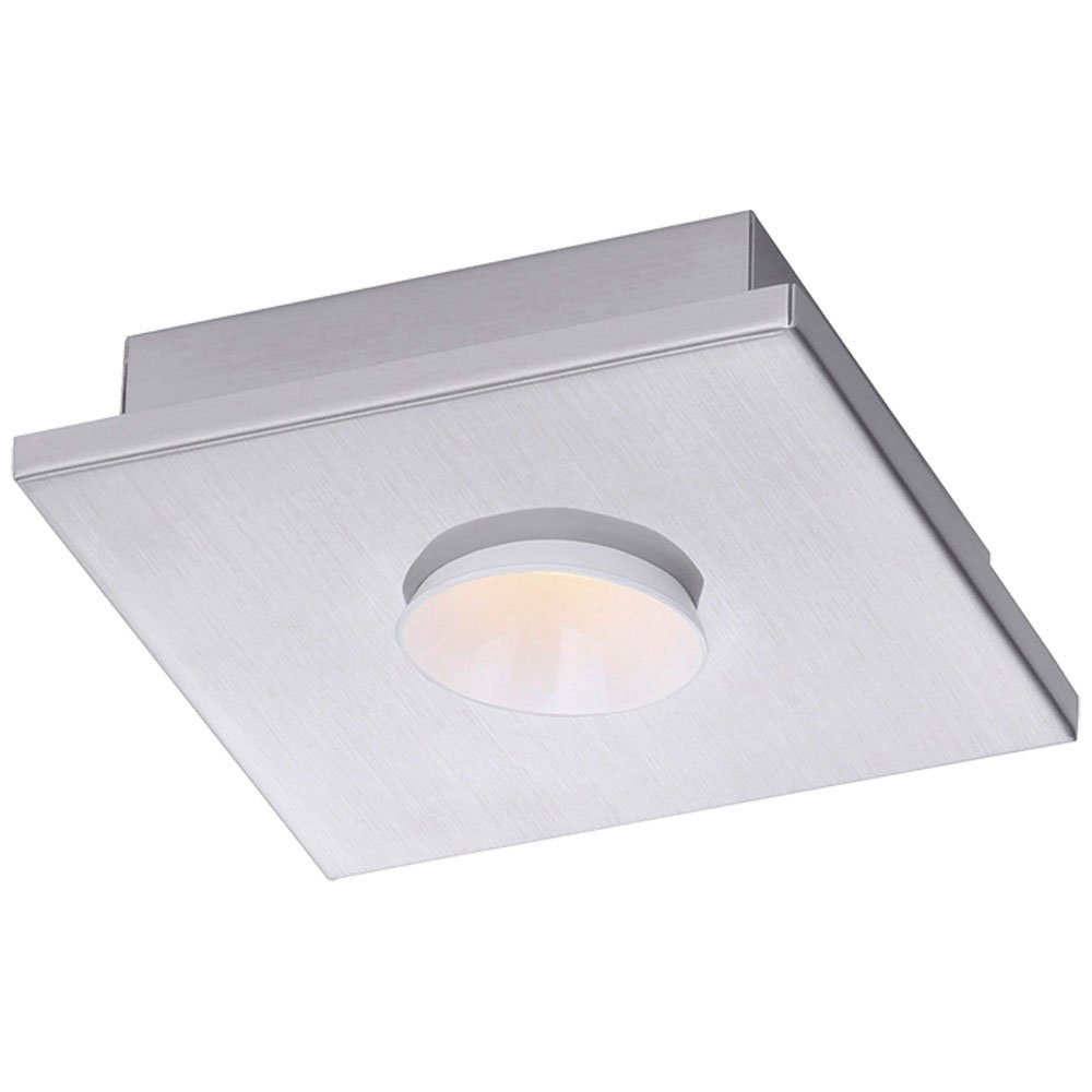 Warmweiß, FISCHER LED fest verbaut, Deckenleuchte Deckenleuchte, & 3-Stufen LED-Leuchtmittel Wohnraumlampe weiß LED HONSEL Deckenlampe