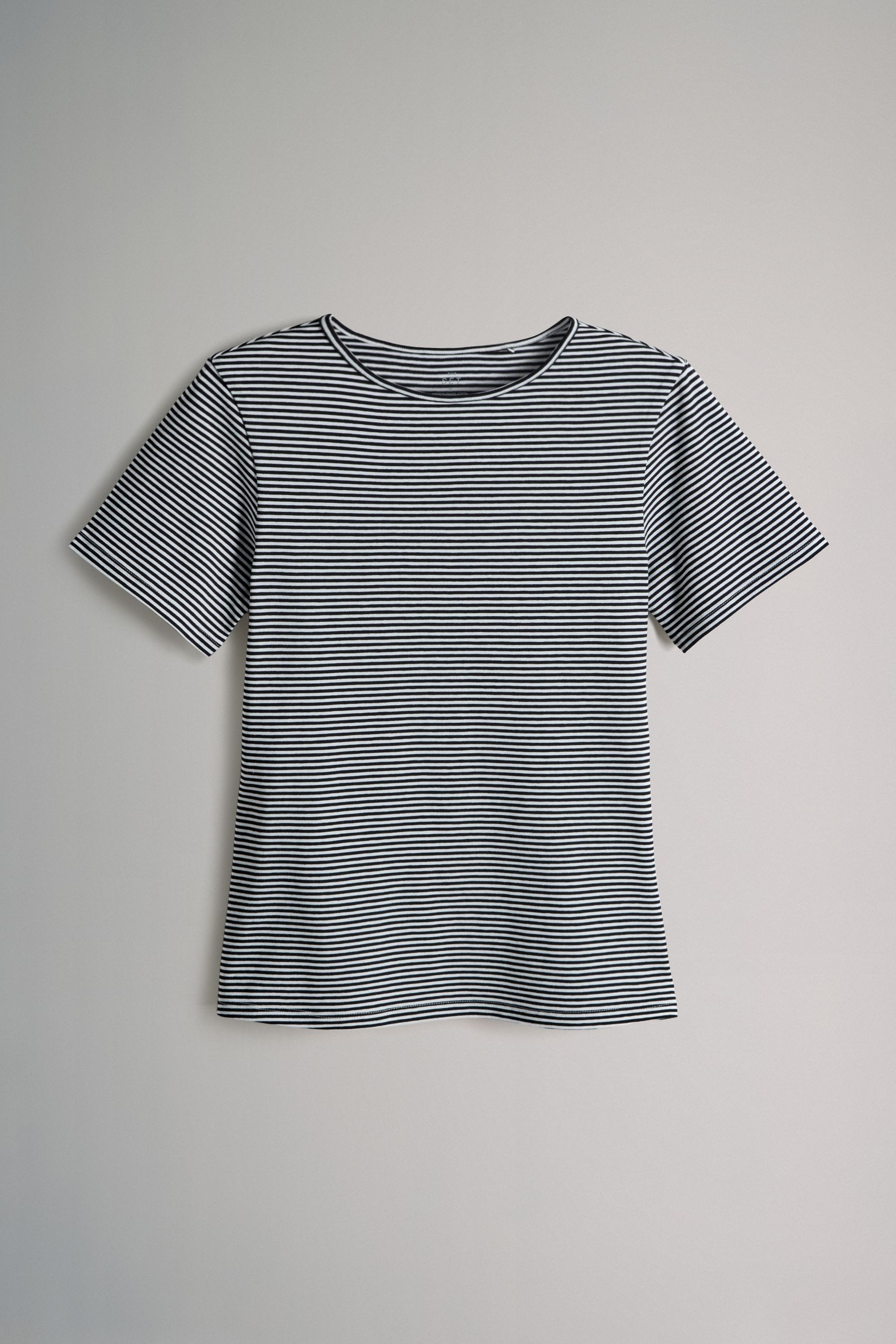 The Set T-Shirt The Set kurzärmelige, körpernahe T-Shirts mit (5-tlg) günstig online kaufen