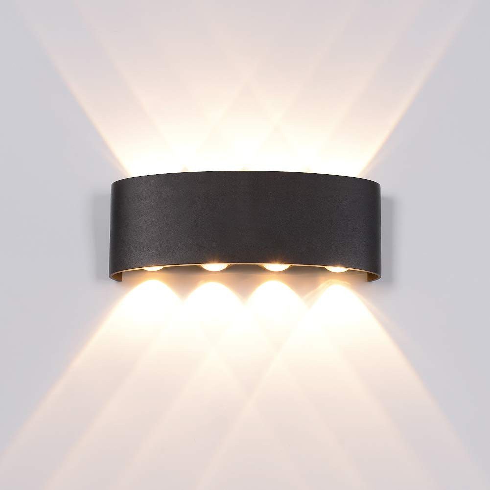 BlingBin LED Wandleuchte Innen & Außenwandleuchte Up and Down Wandlampe Wan günstig online kaufen