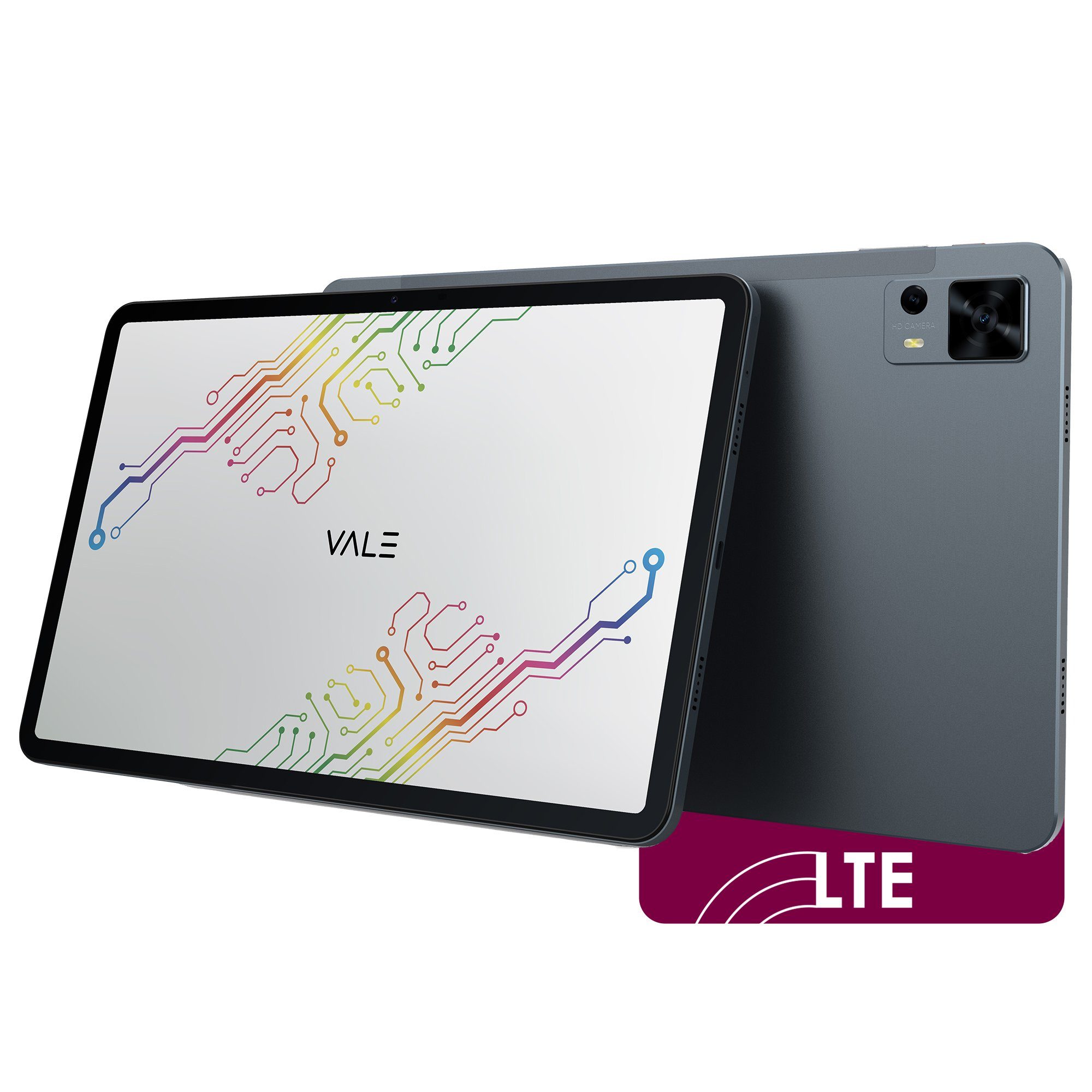 VALE V12E-LTE-8128 Tablet mit LTE, 12" 2K IPS Display Tablet (12", 128 GB, Android 13 (LTE), LTE)