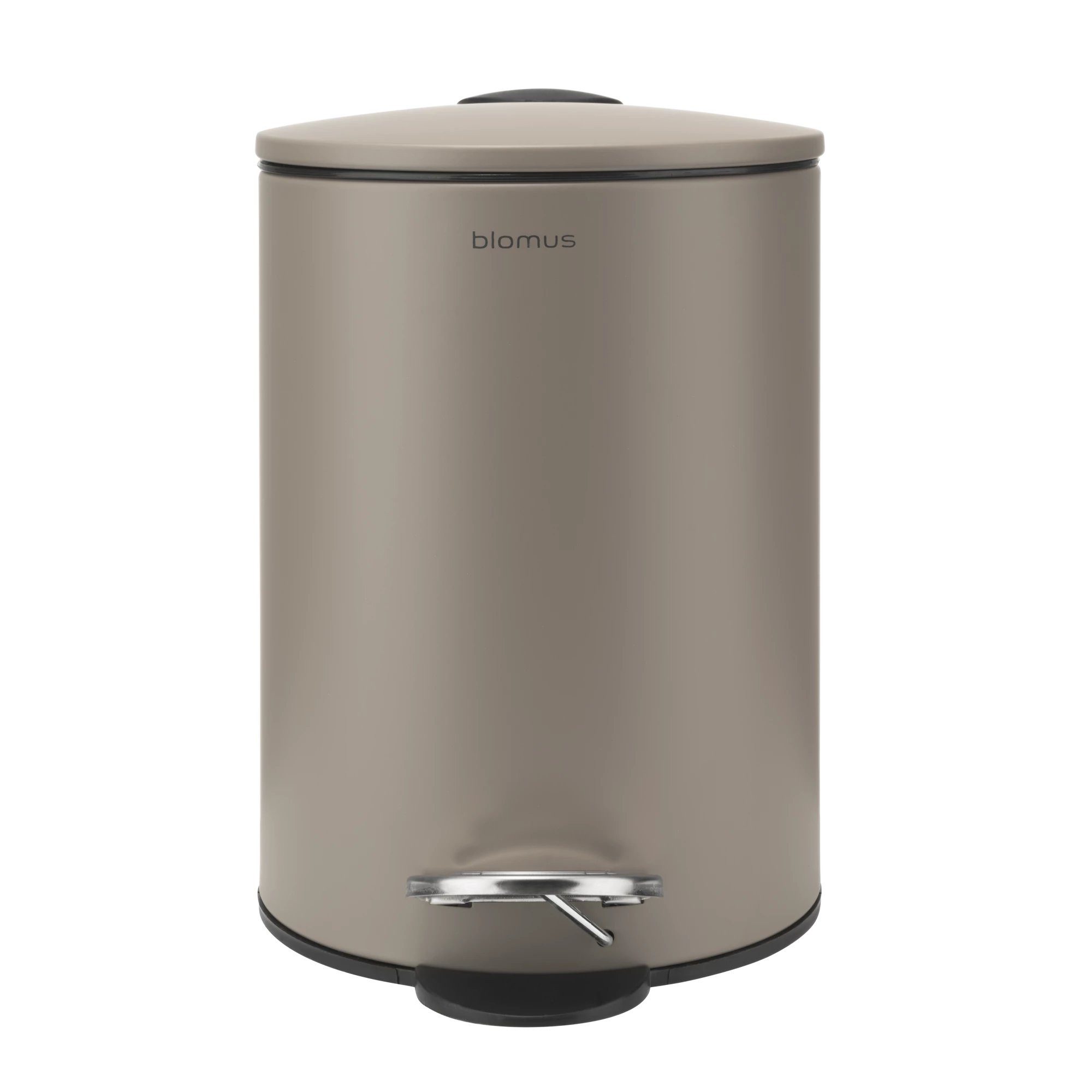 blomus Mülleimer -TUBO- Treteimer: Smart-Close-System, hochwertig und stilvoll, 3 Liter, Hochwertig, Pulverbeschichtet, Kompakt, Smart-Close, Inneneimer