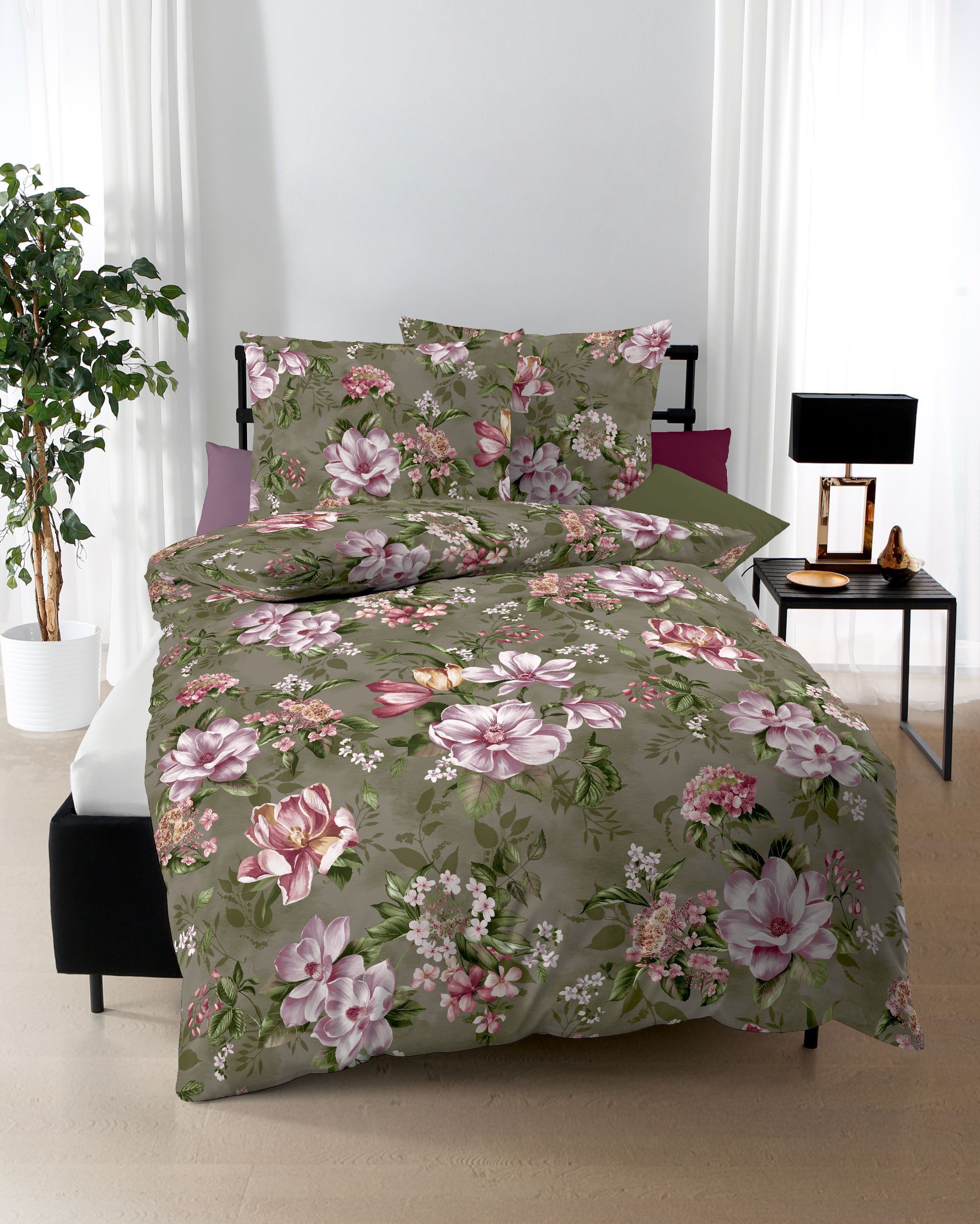 Kaeppel Bettwäsche Magnolia, Feinbiber, 2 teilig günstig online kaufen