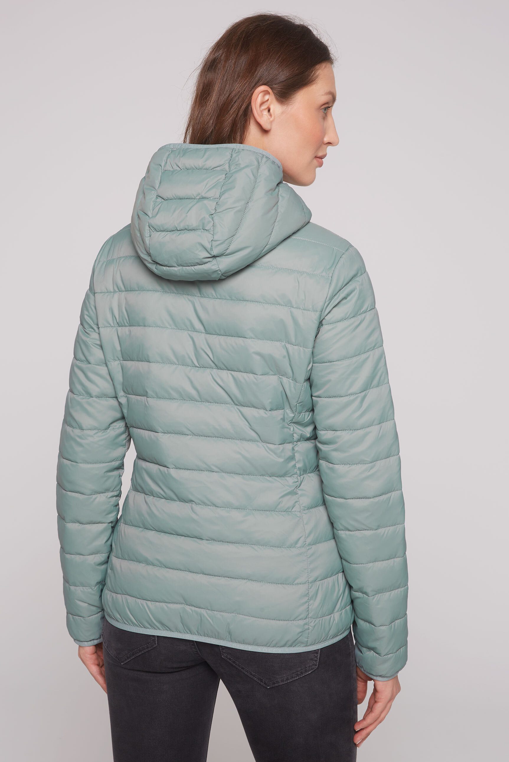 SOCCX Outdoorjacke mit elastischem Saumabschluss