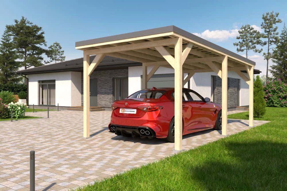 Alpholz Einzelcarport Alpholz Einzelcarport Ville, BxT: 300x600 cm