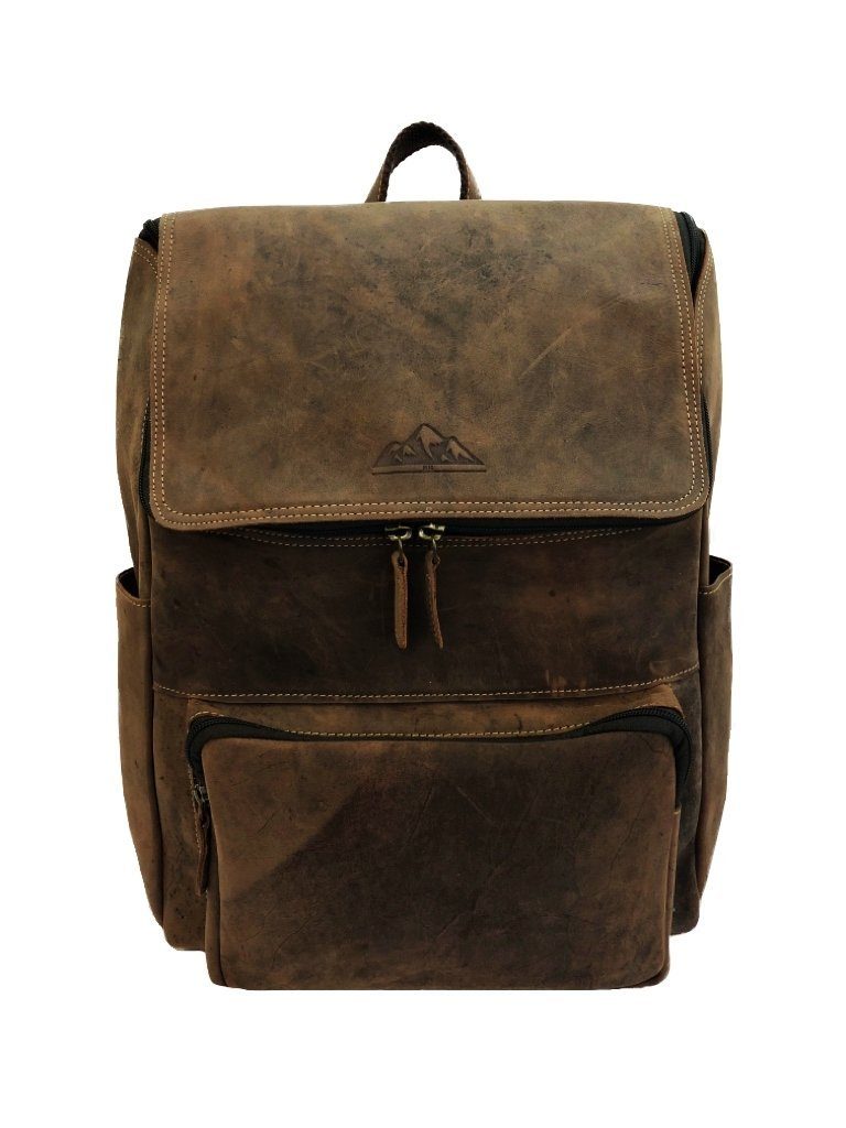 Bayern Bag Rucksack MATTEO, Lederrucksack Wanderrucksack