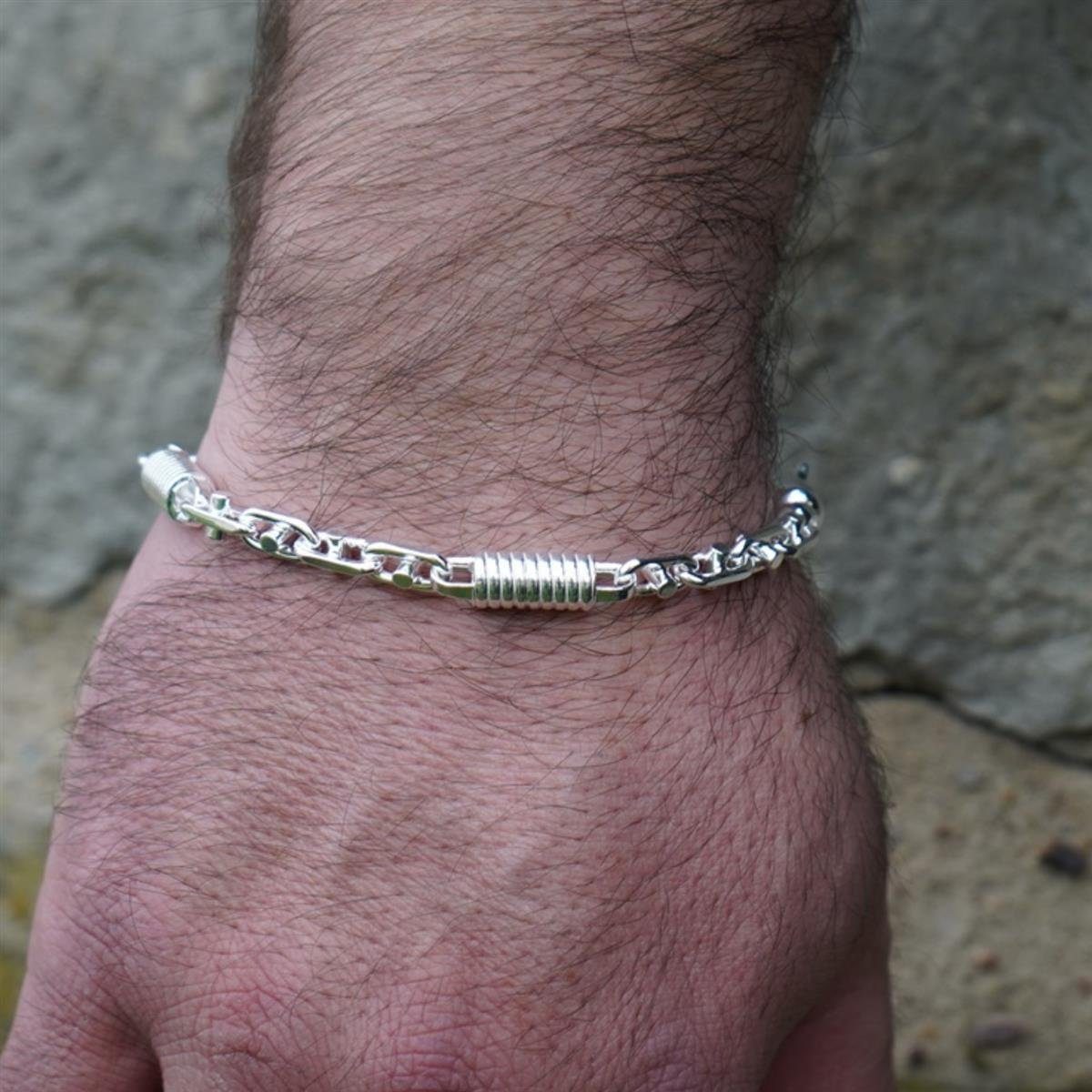 Tony und 7mm, Armband Italy Fein Herren Damen Silberarmband für Monte Carlo in Made