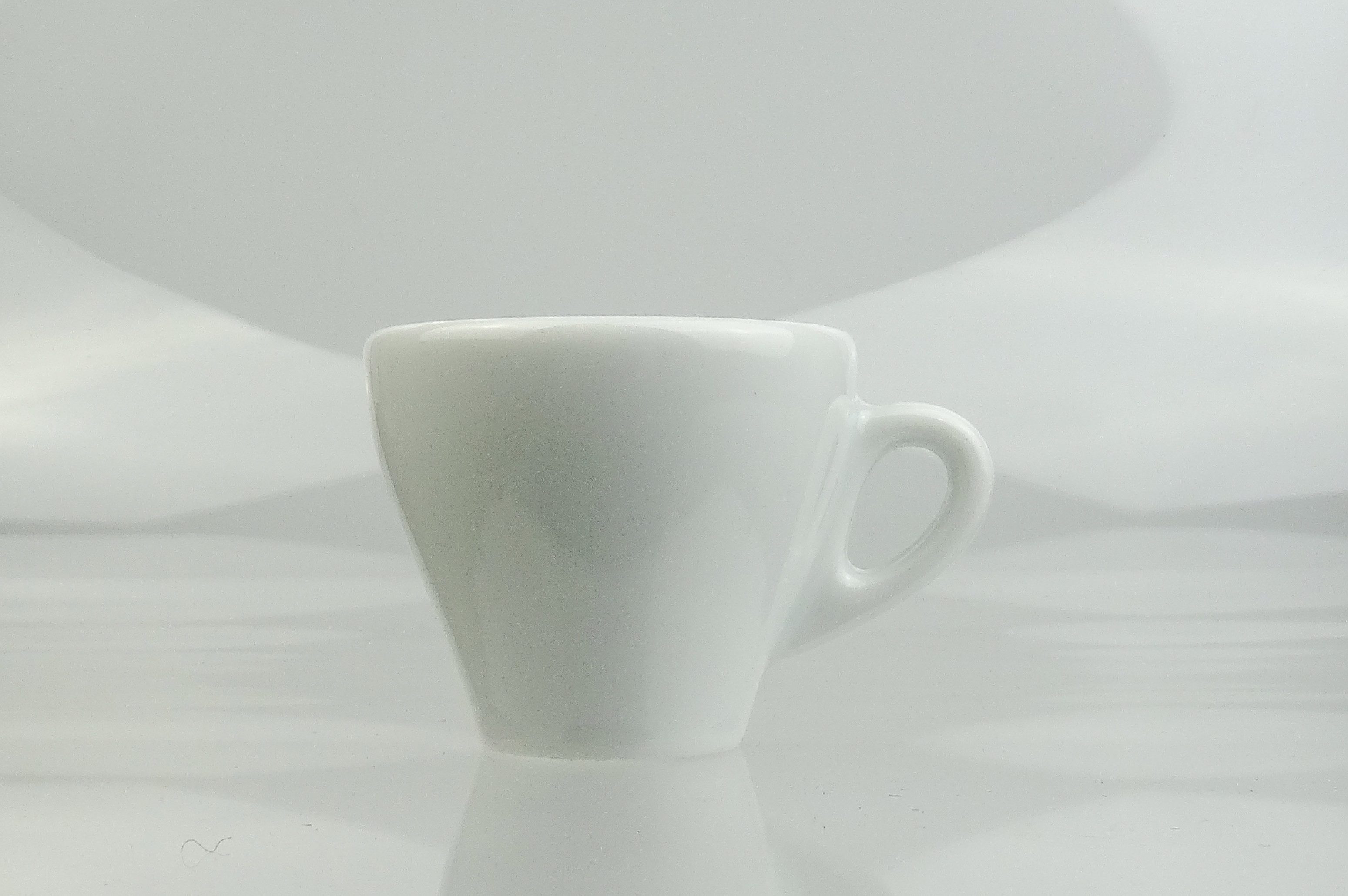 Ancap Espressotasse Tulpenform, weiss, Made in Italy, 2-tlg., Porzellan