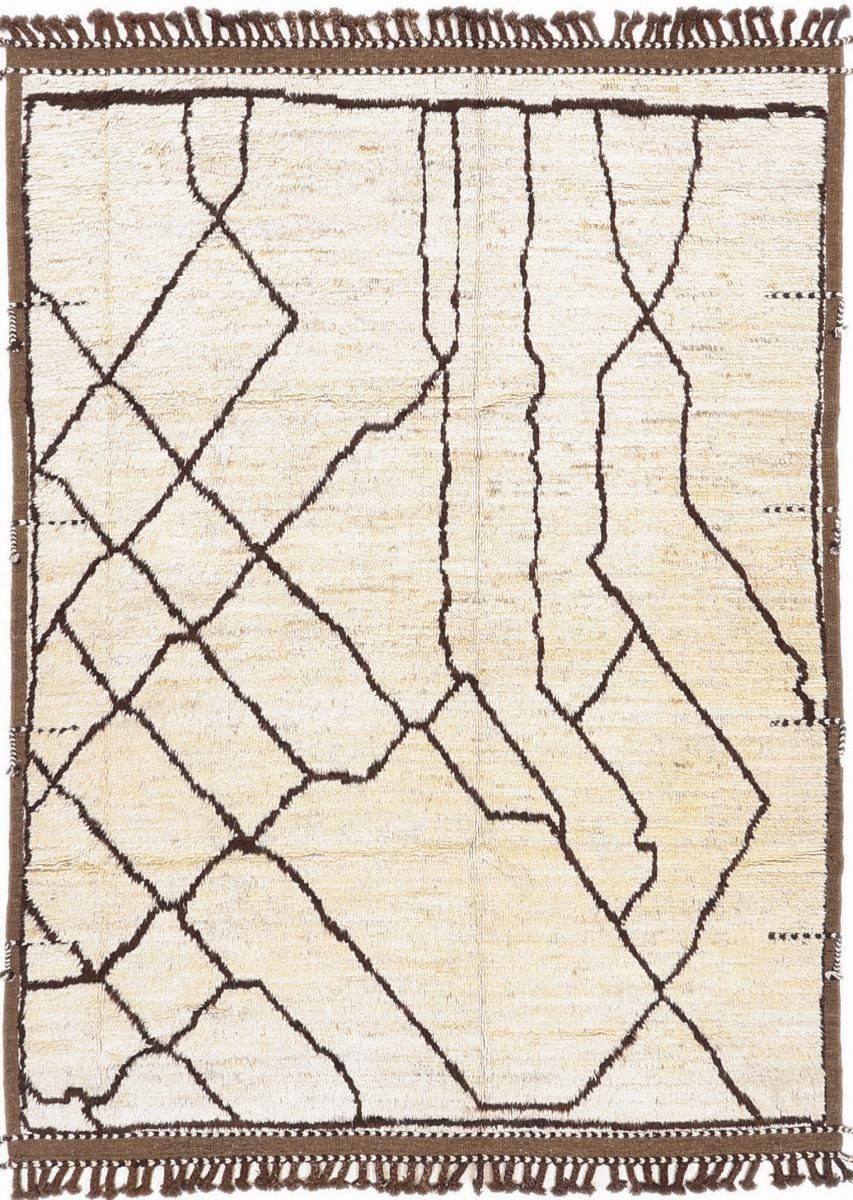 Orientteppich Berber Marrocon Atlas 211x283 Handgeknüpfter Moderner Orientteppich, Nain Trading, rechteckig, Höhe: 20 mm