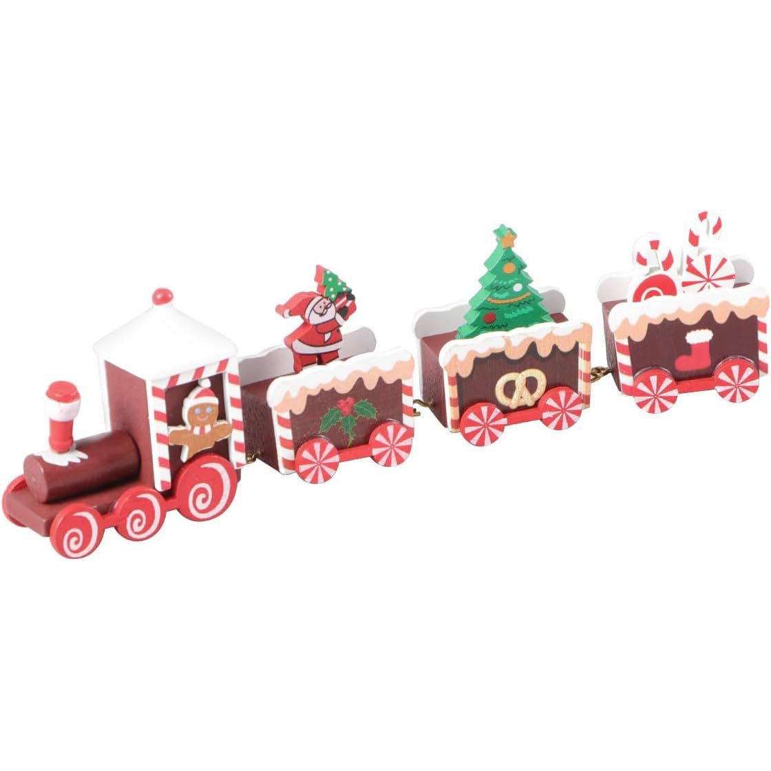 Dekoobjekt Weihnachten Zug Deko Weihnachten Tischdeko Mini Weihnachtszug