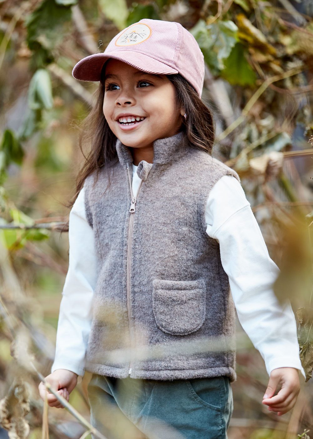 MAXIMO Fleeceweste Wolle, wärmend, atmungsaktiv, hoher Kragen