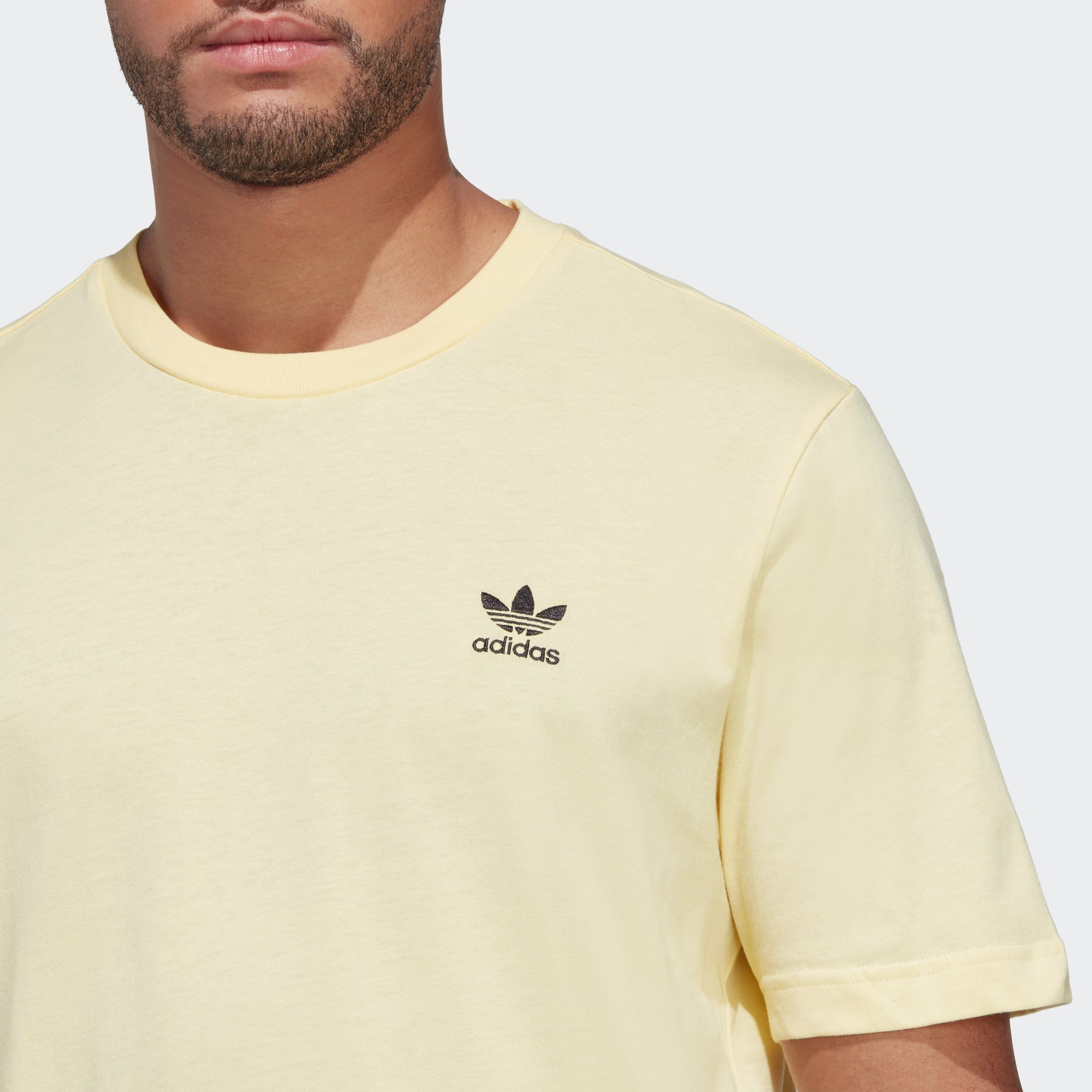 adidas Originals TREFOIL ESSENTIALS Almost Yellow T-Shirt