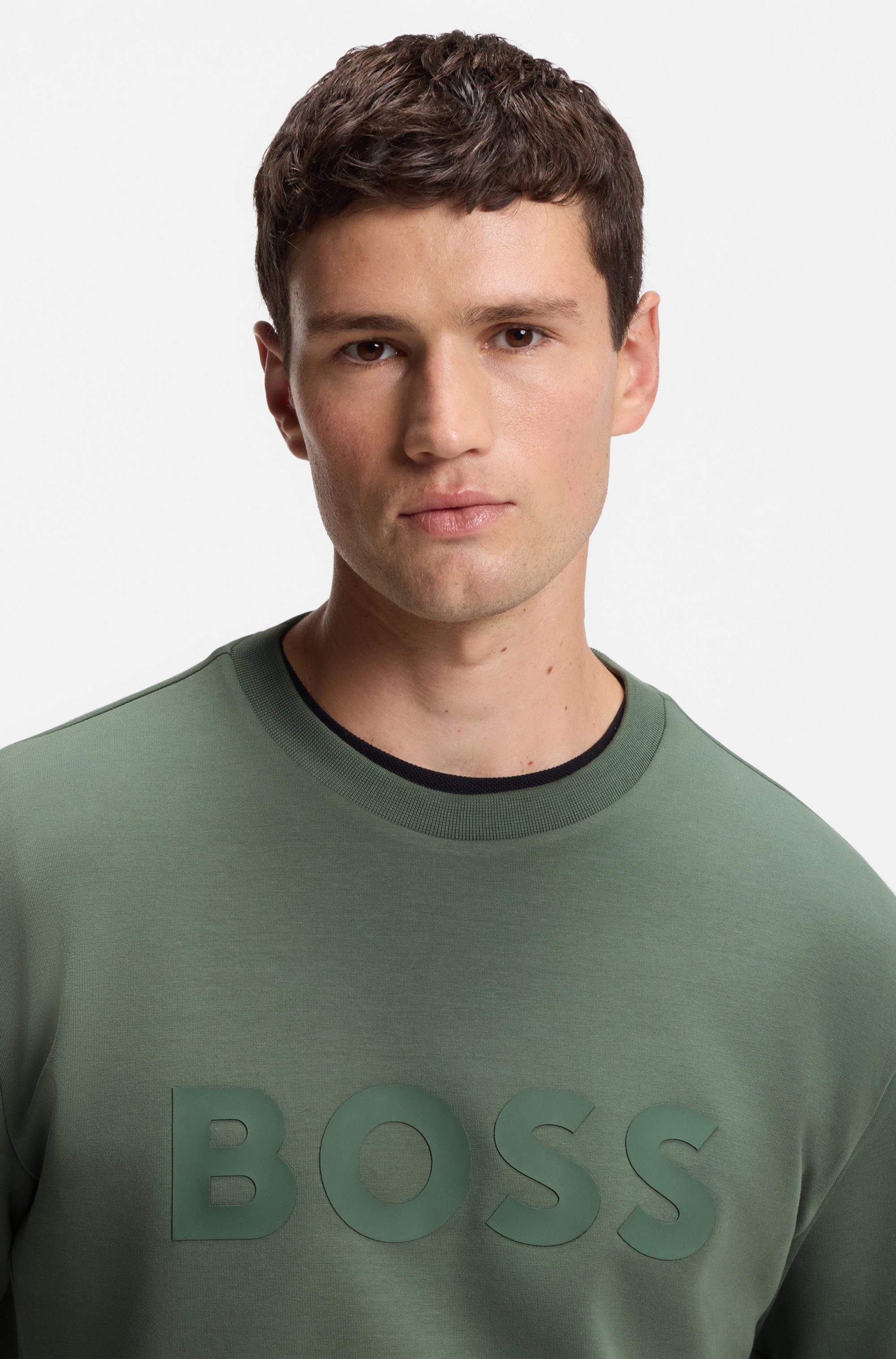BOSS GREEN Sweatshirt Salbo mit Logodruck günstig online kaufen
