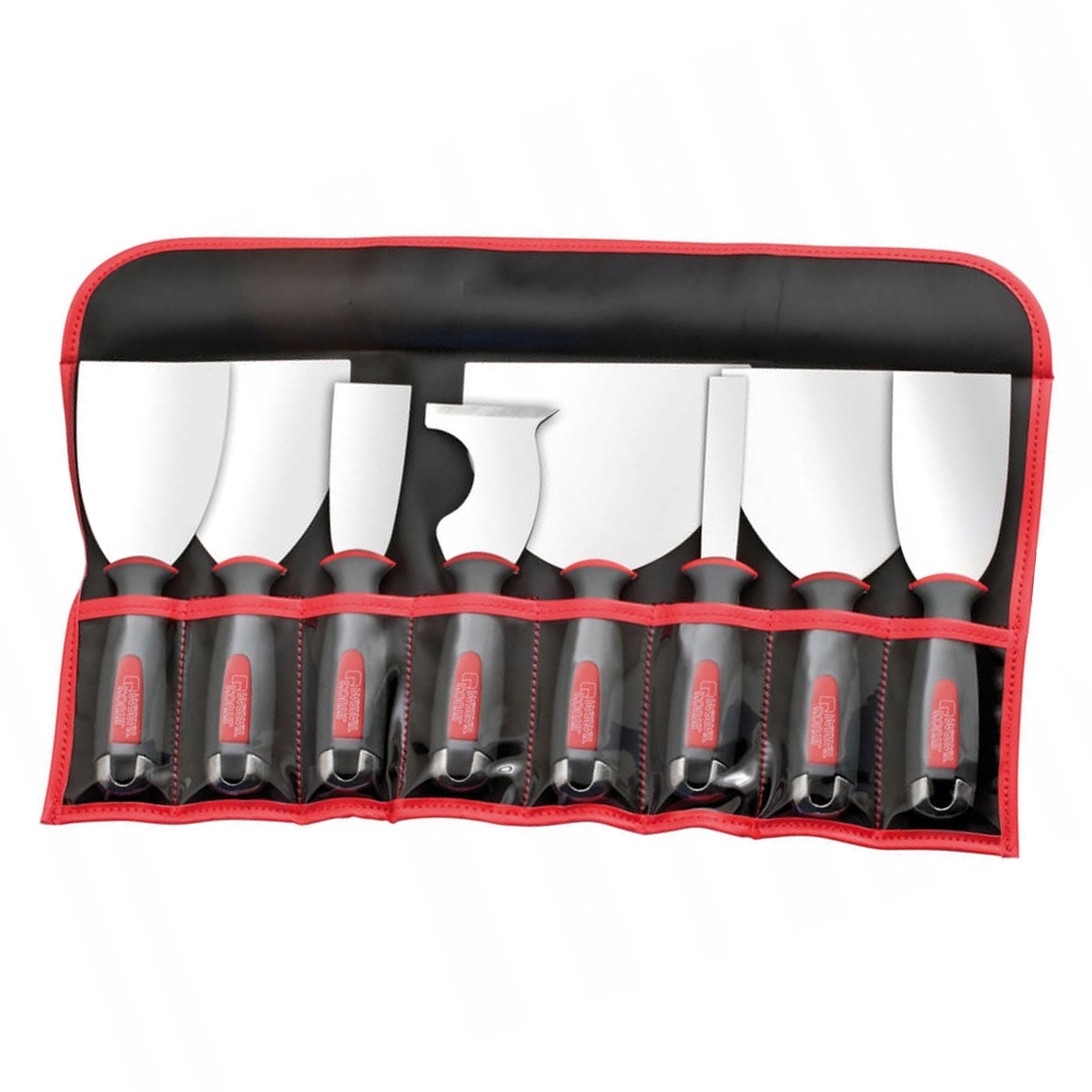 L'Outil Parfait Wandfliese L'OUTIL PARFAIT Spachtel-Set 8-teilig mit Textiltasche Malerspachtel, 8