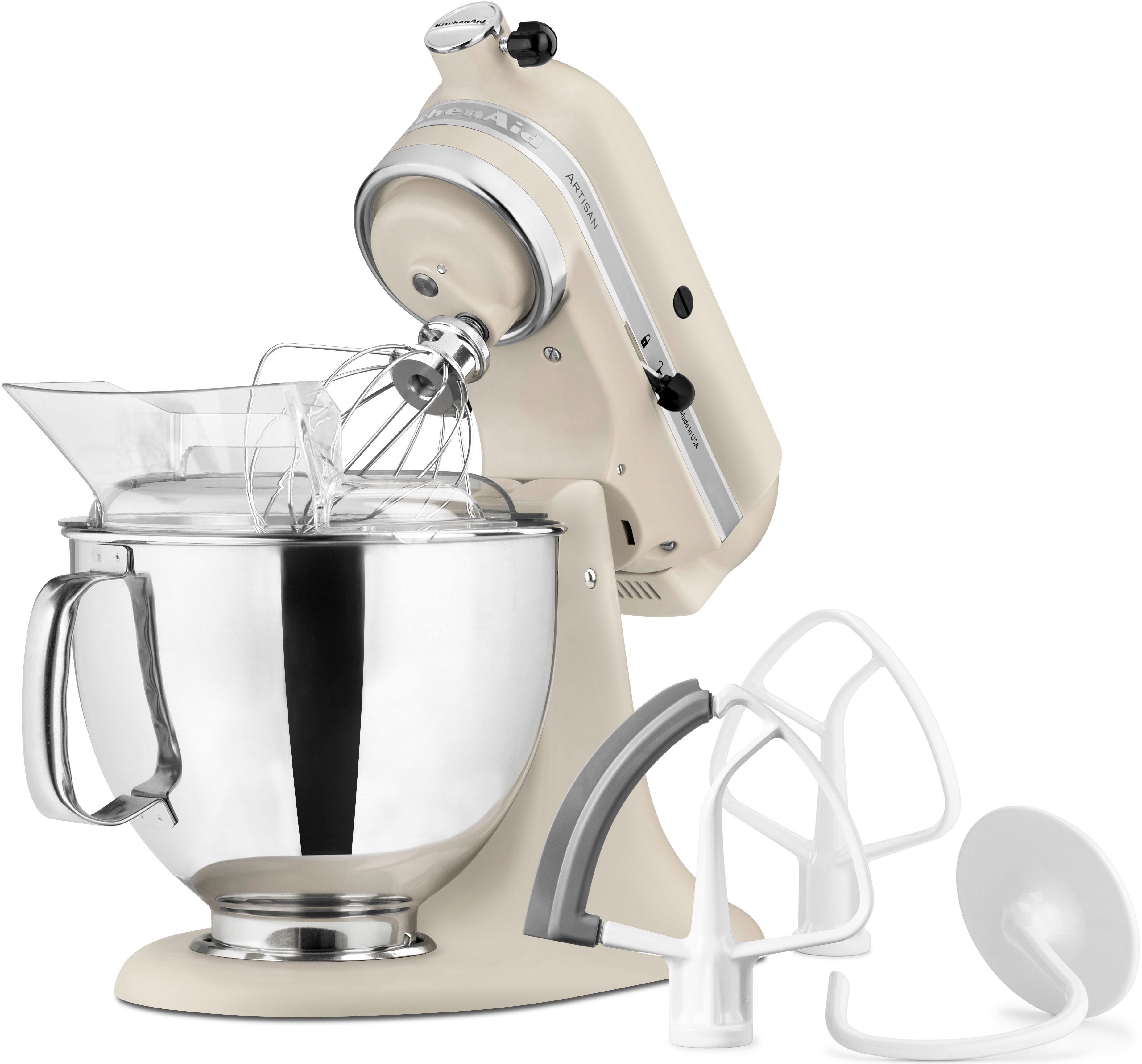 KitchenAid Küchenmaschine 5KSM175PSEFL Fresh Linen, 300 W, 4,8 l Schüssel, mit Zubehör im Wert von ca. 112,-€ UVP