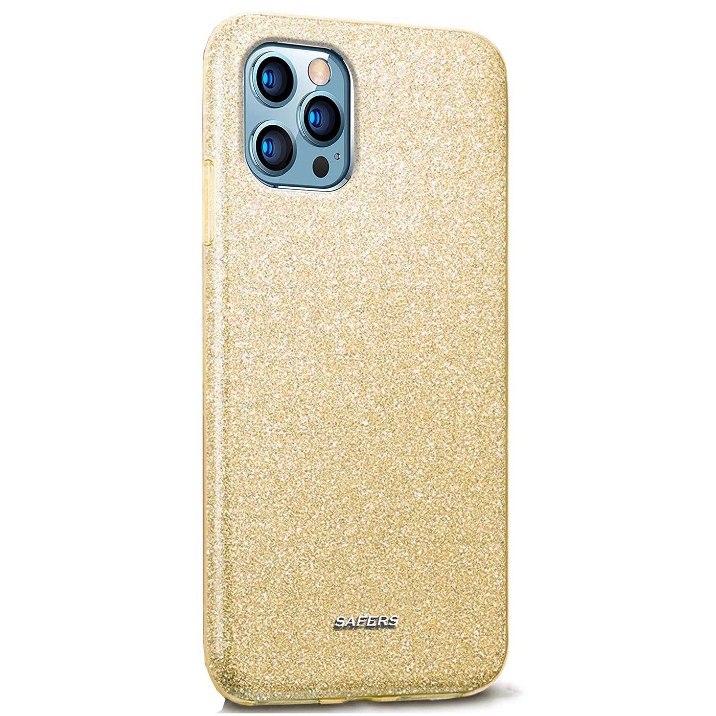 CoolGadget Handyhülle Glitzer Glamour Hülle für Apple iPhone 12 Pro Max 6,7 Zoll, Slim Case mit Glossy Effect Schutzhülle für iPhone 12 Pro Max Hülle