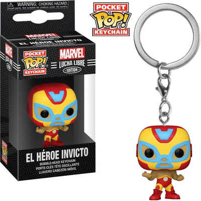 Funko Schlüsselanhänger Lucha Libre El Heroe Invicto Iron Man Luchadores