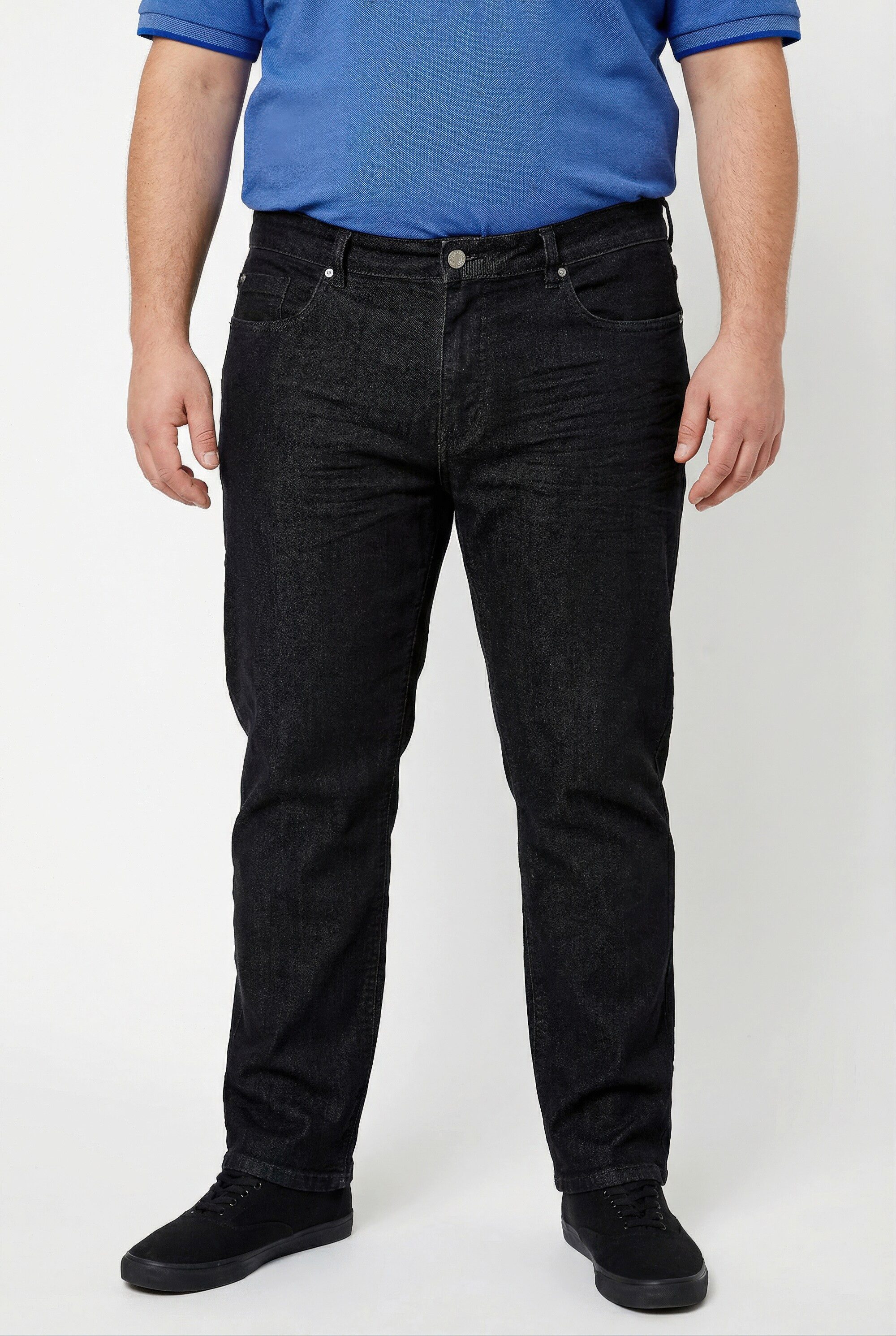Men Plus 5-Pocket-Jeans Men + Jeans FLEXLASTIC® Denim. 5-Pocket bis Gr. 72 günstig online kaufen