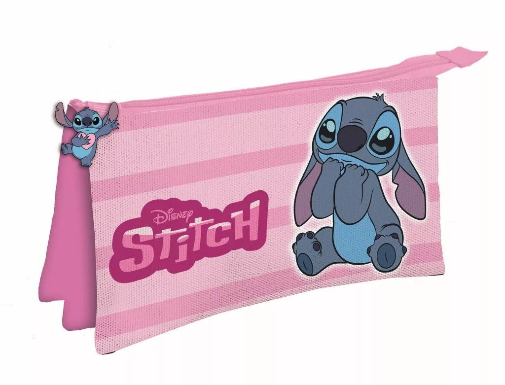 Disney Federmäppchen Disney Lilo und Stitch Lovely 3-Fächer Federtasche 22 cm