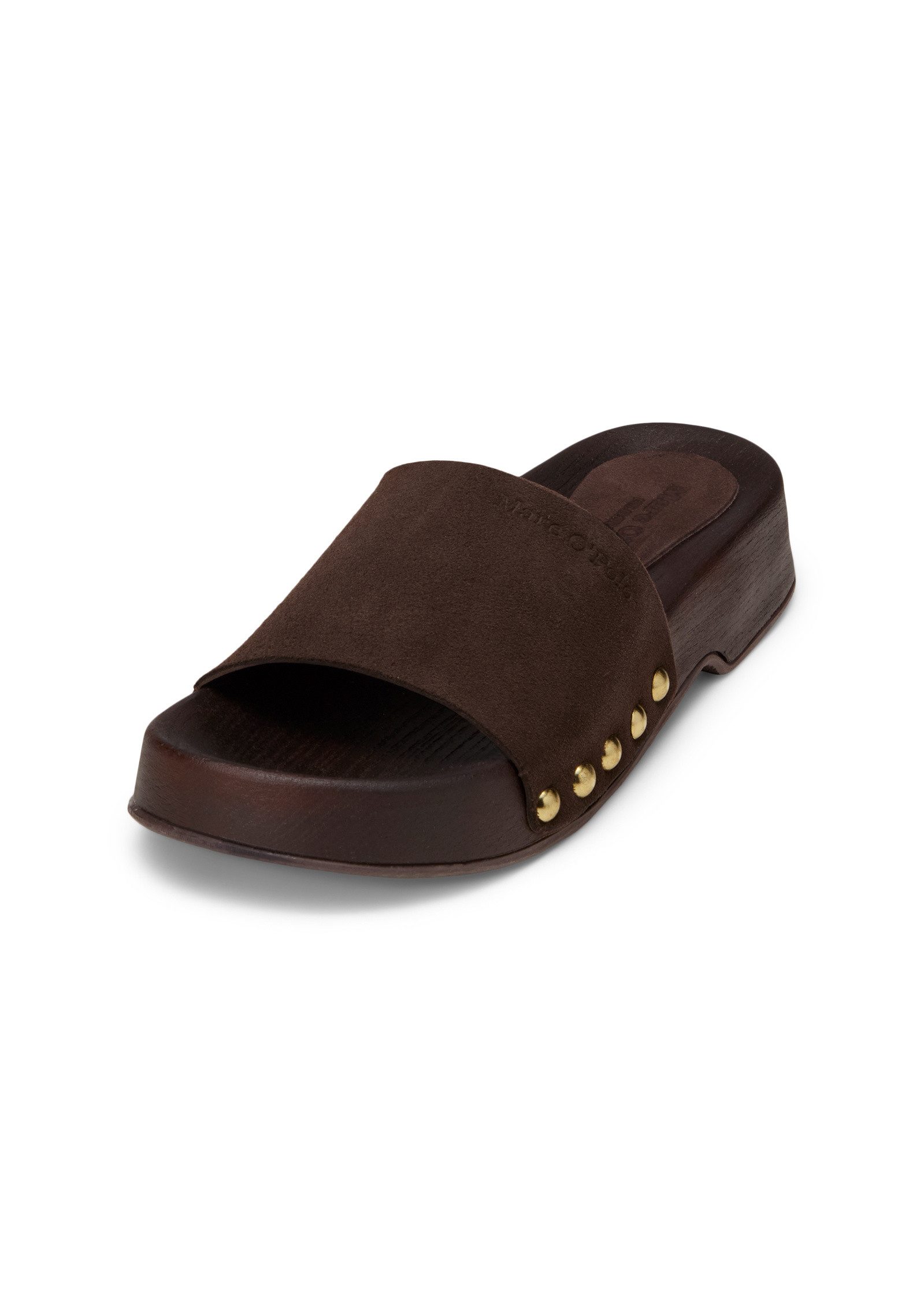 aus weichem Veloursleder Sandale