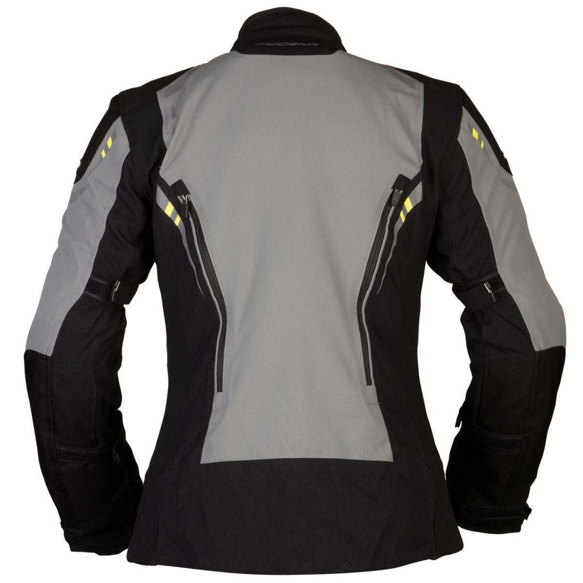 Modeka Motorradjacke Modeka Takuya Lady Textiljacke Damen grau / schwarz motorradjacke für damen