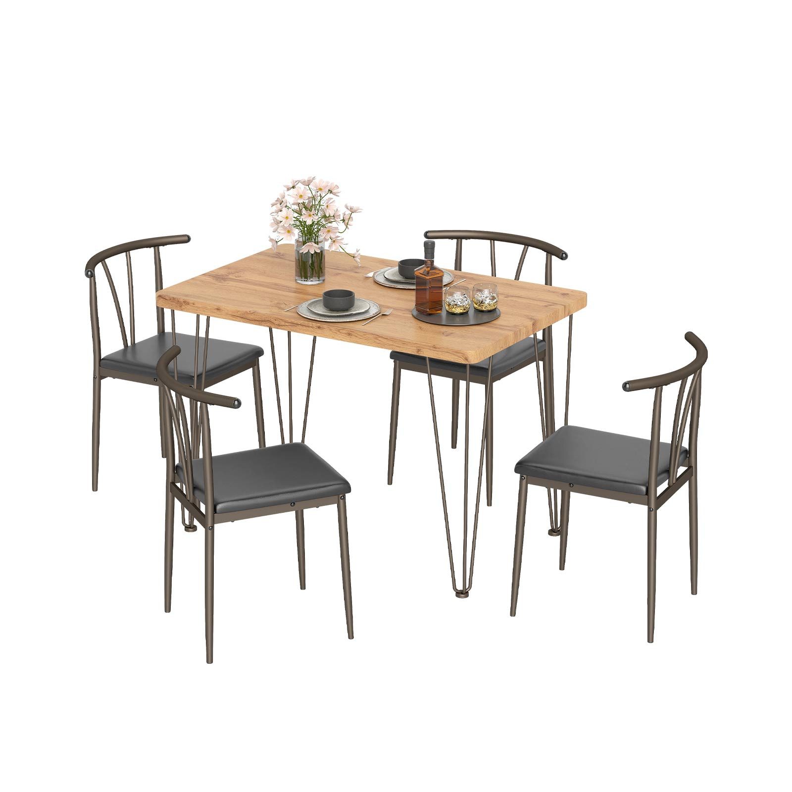 COSTWAY Essgruppe, (5-tlg)