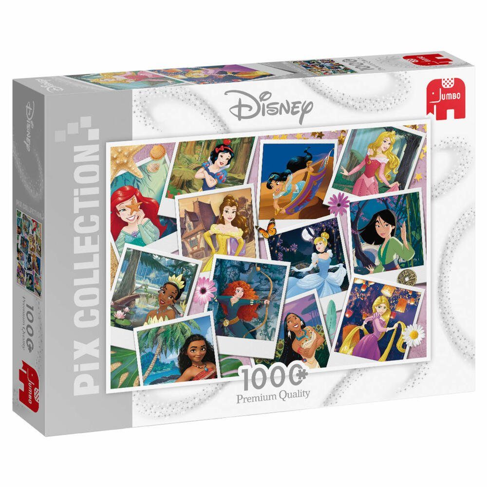 Jumbo Spiele Puzzle Disney Pix Collection Princess Selfies 1000 Teile, 1000 Puzzleteile