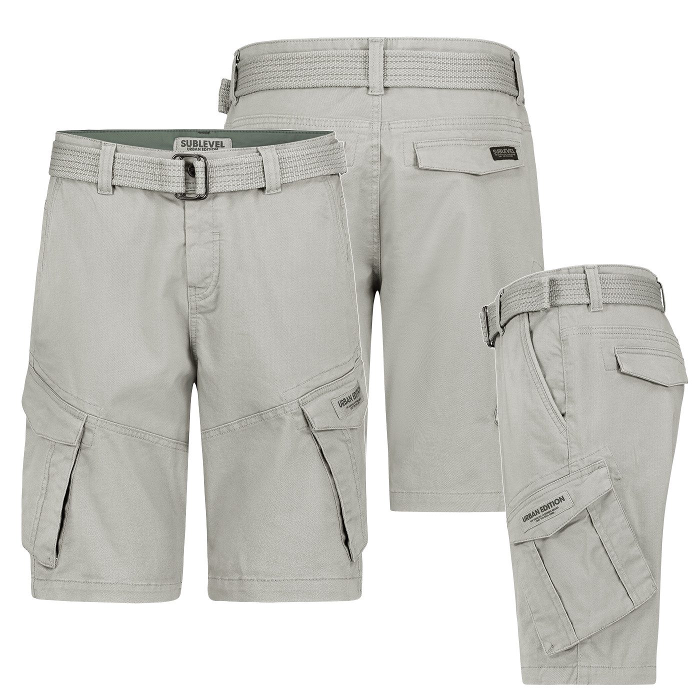 SUBLEVEL Cargoshorts Herren Cargo Shorts kurze günstig online kaufen