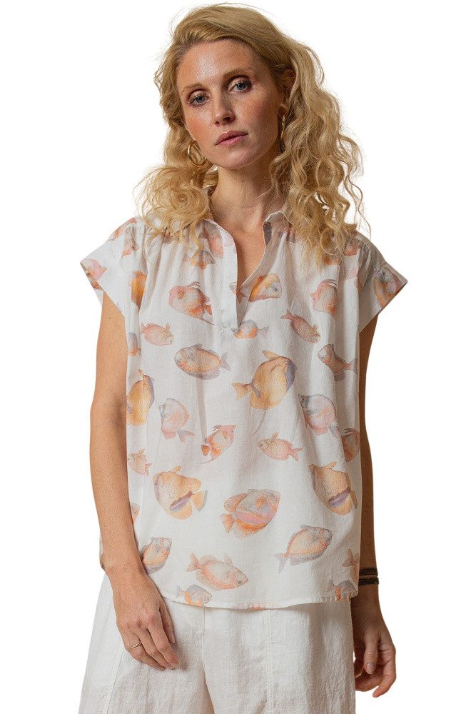 Emily Van Den Bergh Schlupfbluse Damenbluse 8956-630