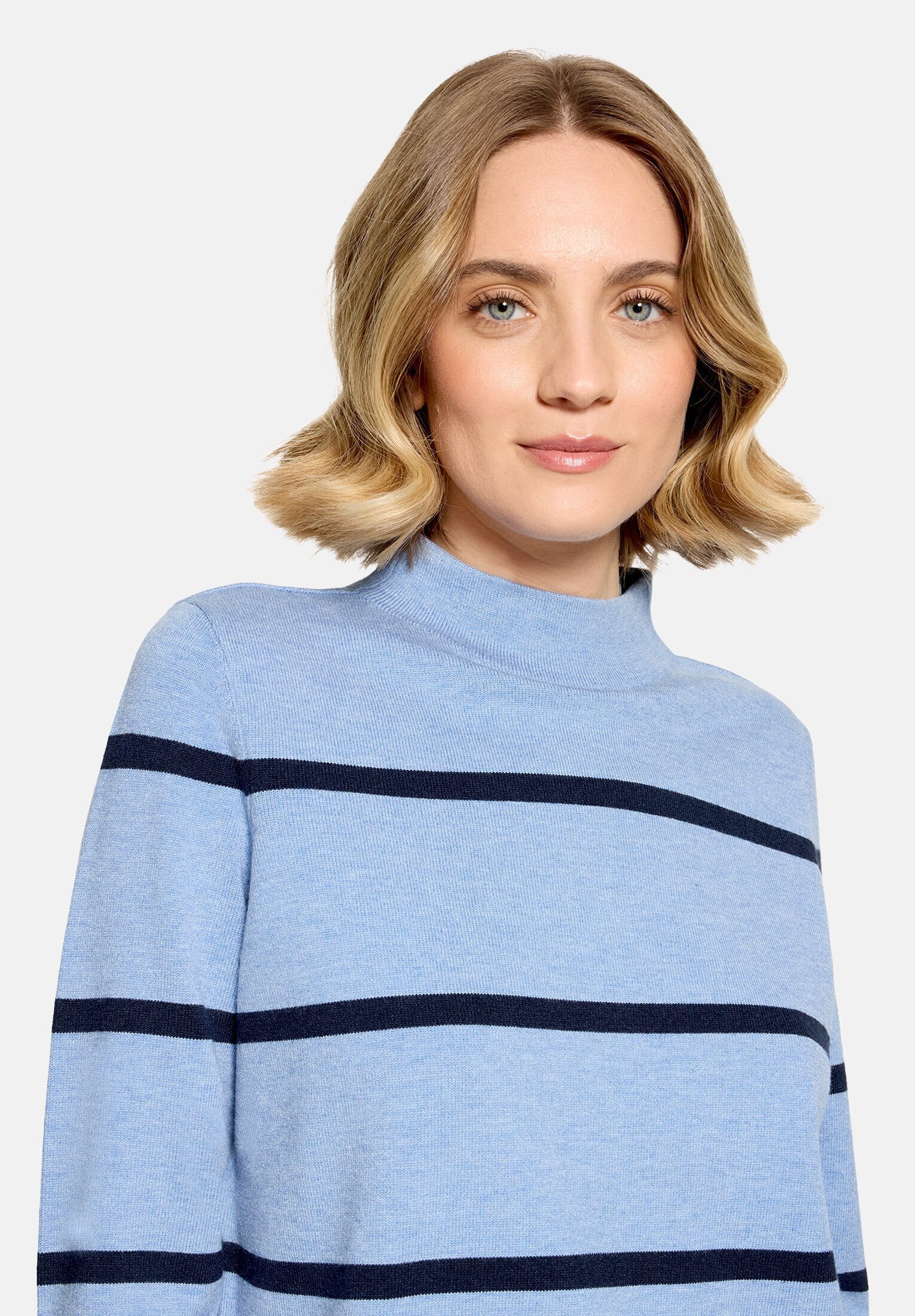 Betty Barclay Strickpullover Damen mit Stehkragen (1-tlg)