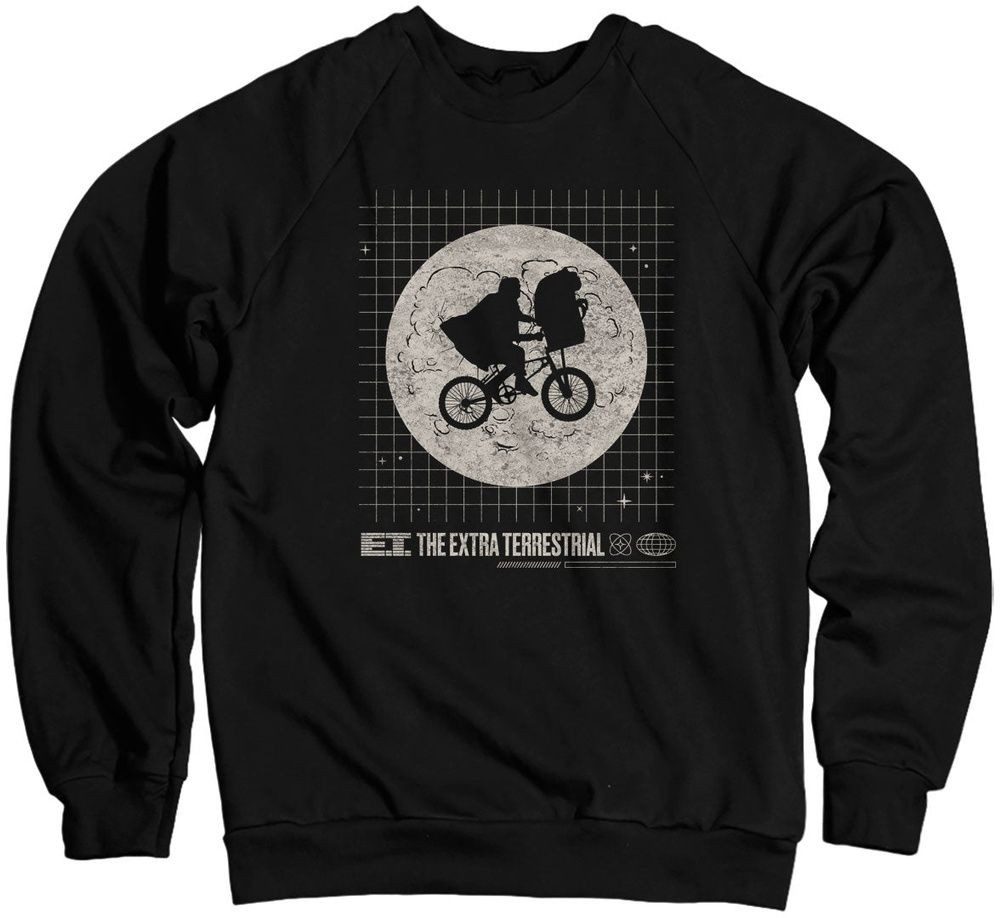 E.T. Rundhalspullover E.T. Washed Grid Sweatshirt