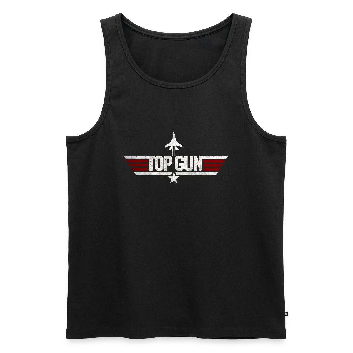 Spreadshirt T-Shirt Top Gun Jet Logo günstig online kaufen