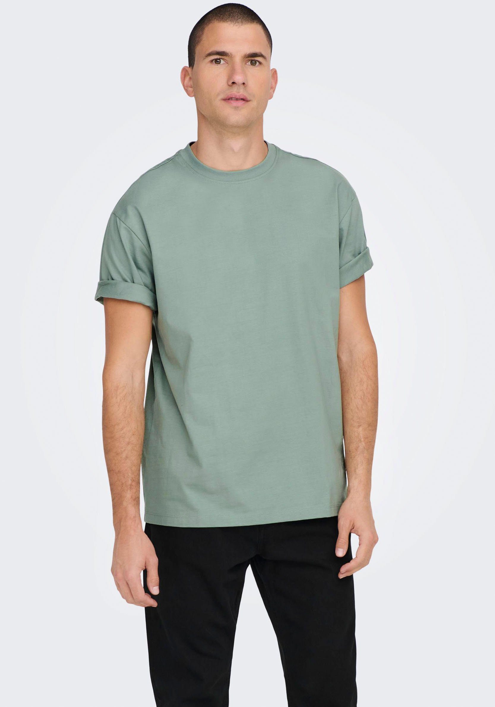 ONLY & T-Shirt green SONS FRED chinois