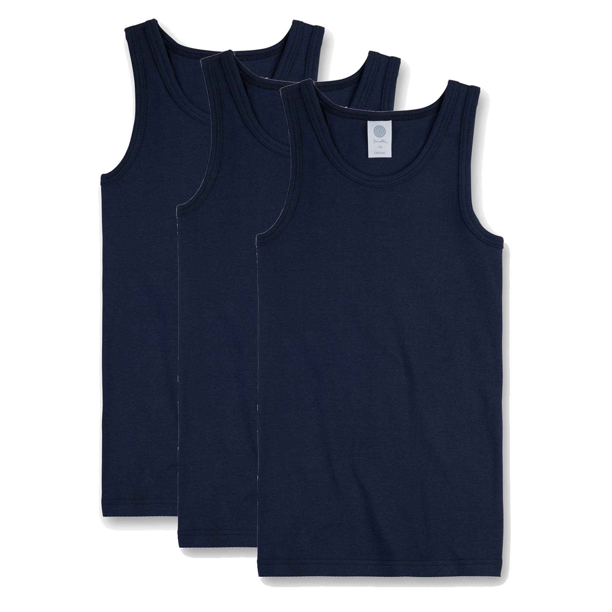 Unterhemd Jungen Unterhemd 3er Pack Baumwolle