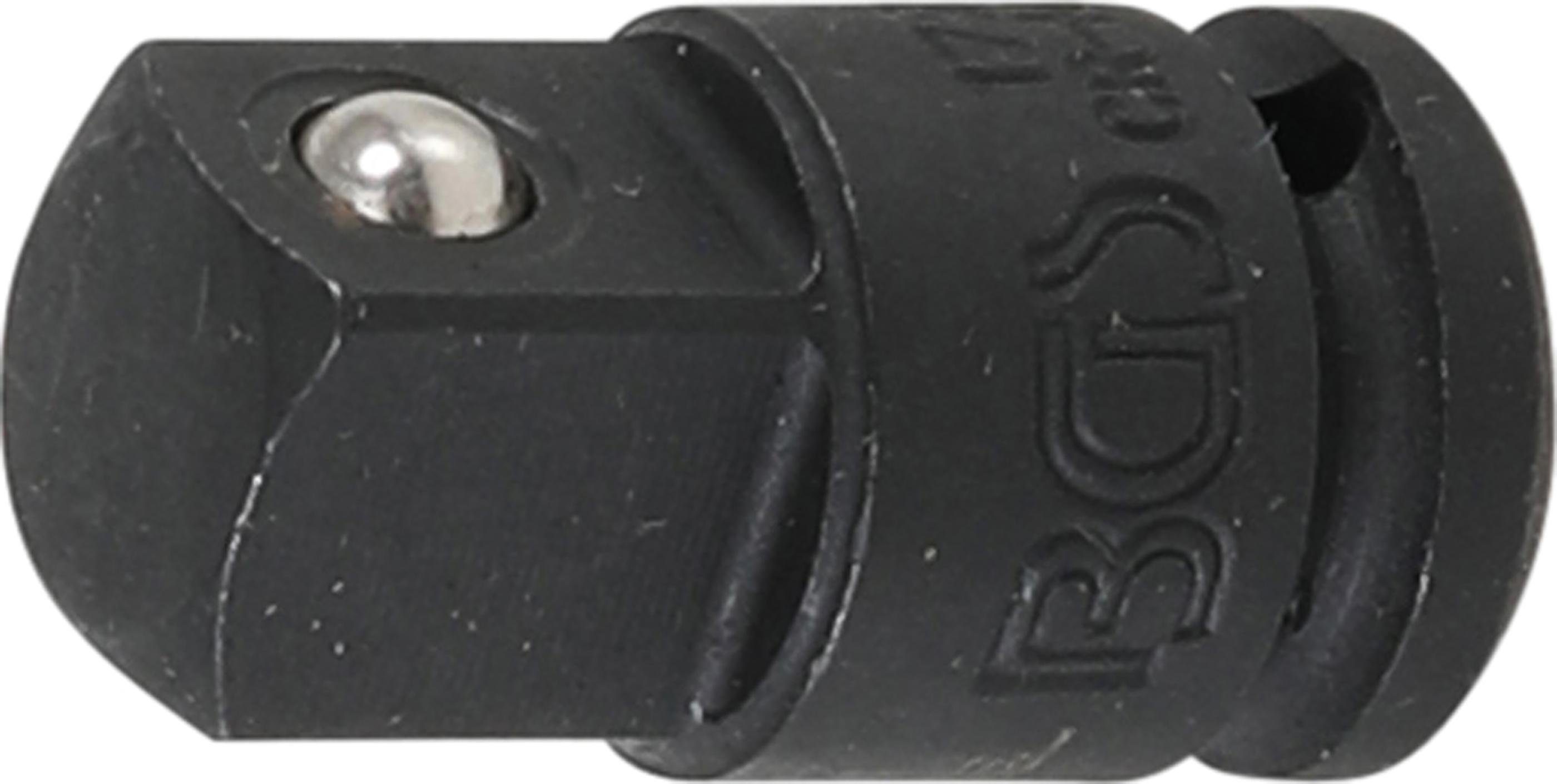 BGS technic Ratschenringschlüssel Kraft-Steckschlüssel-Adapter, Innenvierkant 6,3 mm (1/4) - Außenvierkant 10 mm (3/8)