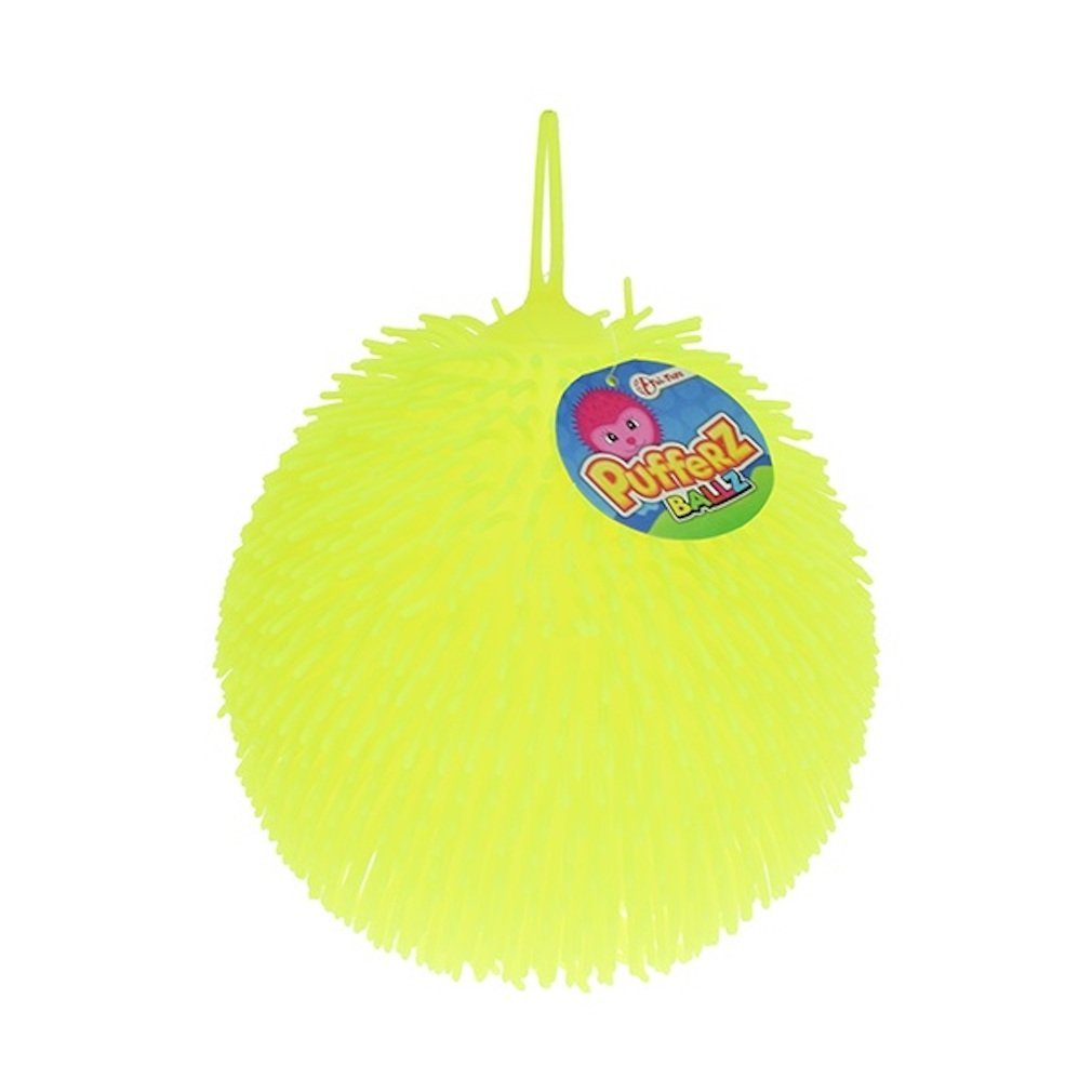 Spielball Pufferz ein gelber Pufferball