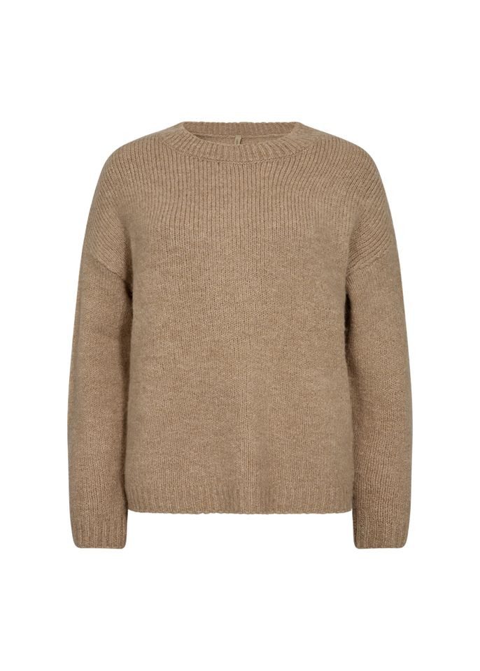 soyaconcept Strickpullover Klassischer Rundhals Pullover in
