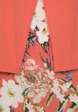 s.Oliver Maxikleid im Lagen-Look mit Blumenprint, Sommerkleid, Strandkleid