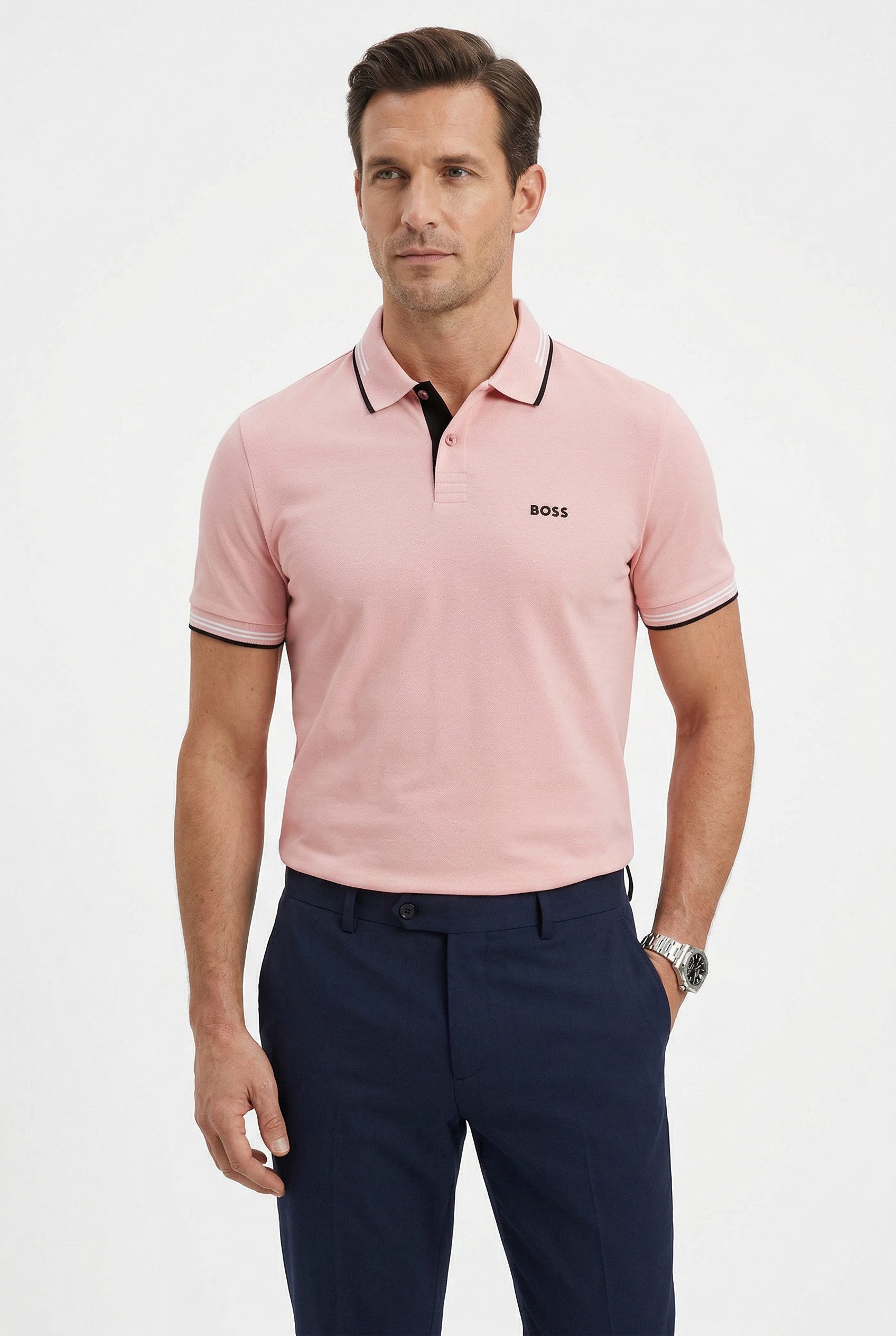 Poloshirt Paul Stretch-Baumwoll-Pique